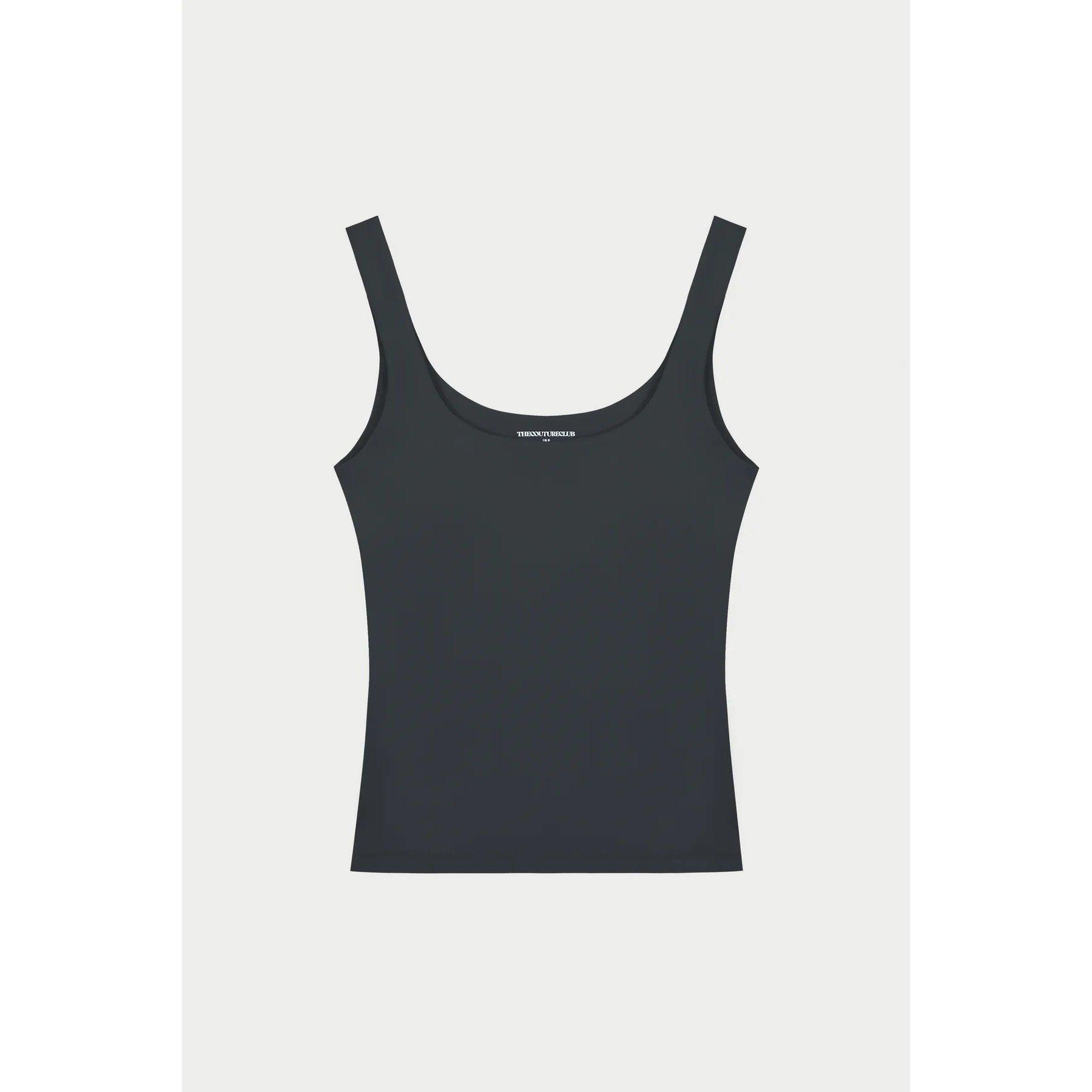 Midnight Grey - The Couture Club - Womens Sculpting Stretch Sports Top - 2