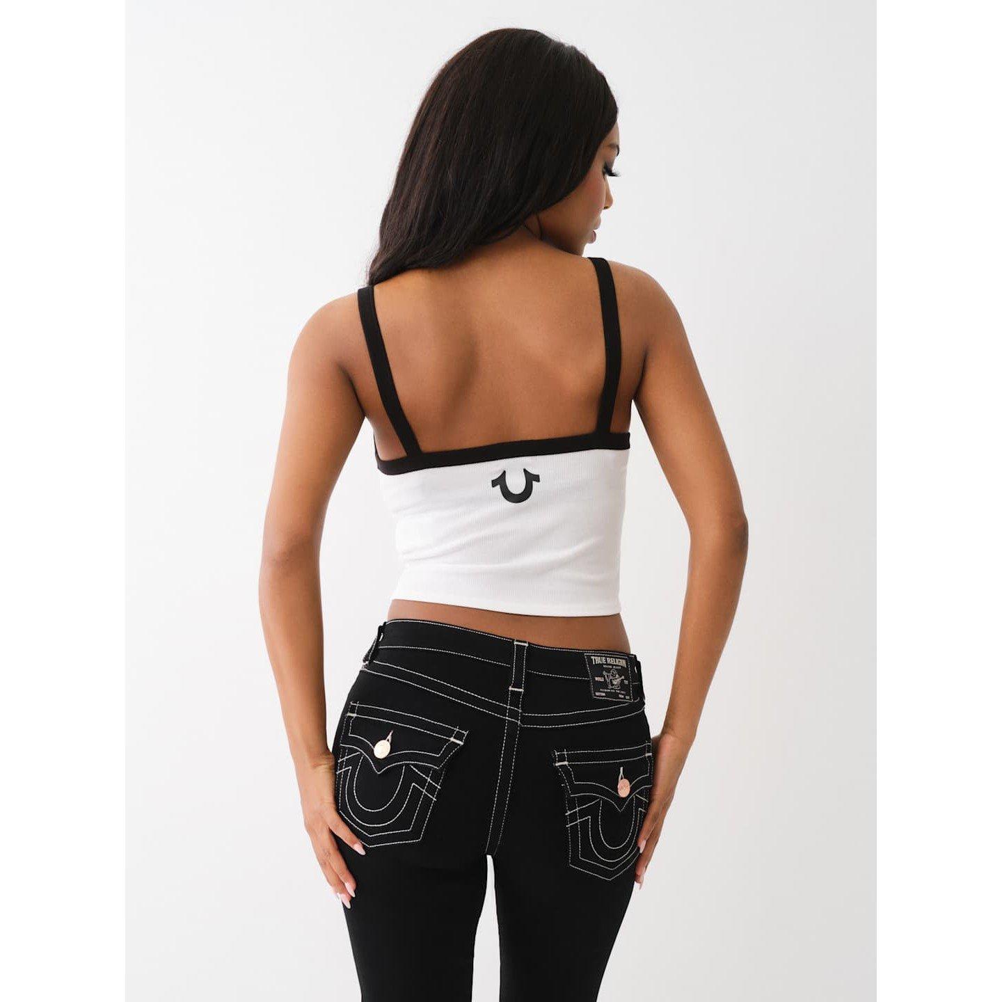 Optic White - True Religion - Logo Tank Top Womens - 2