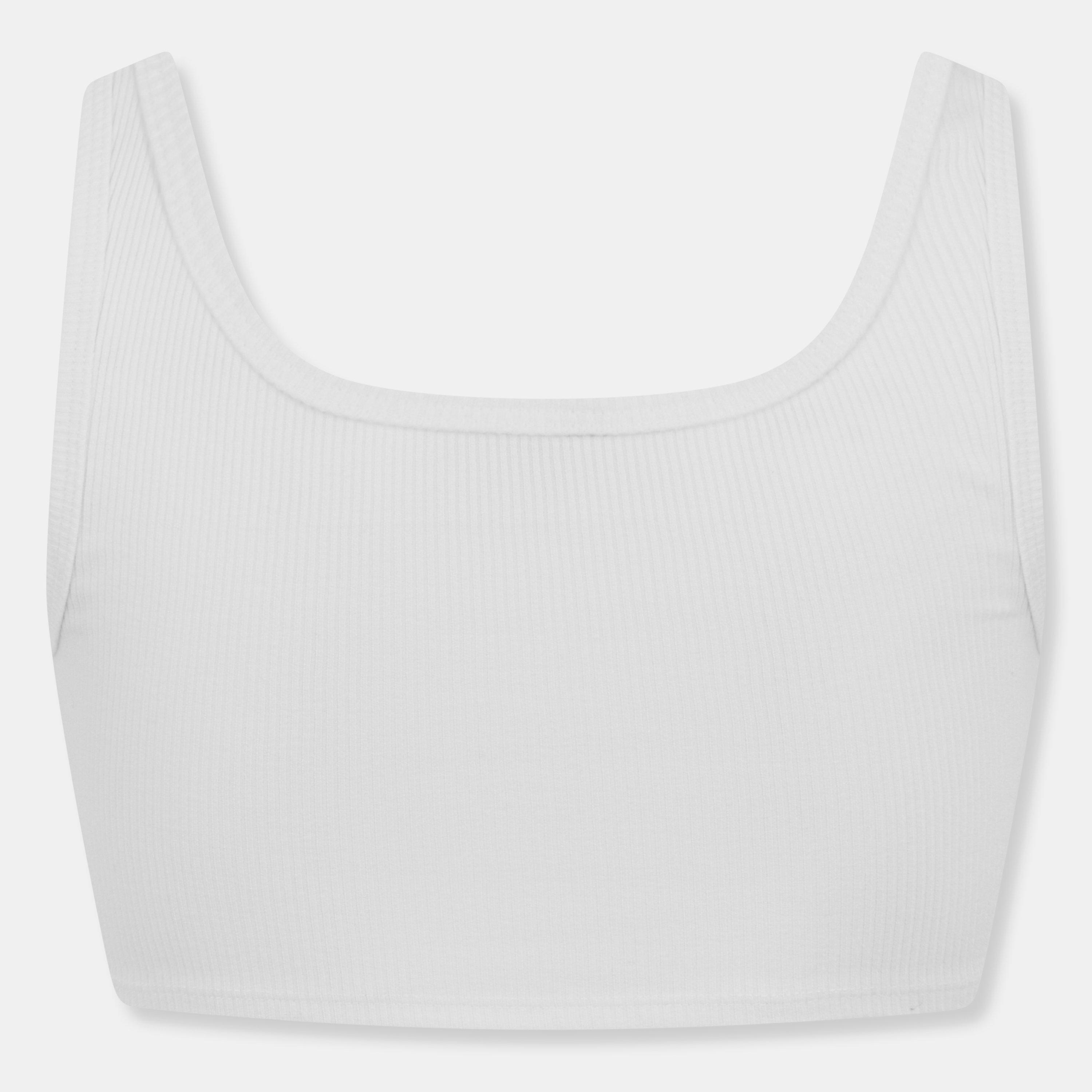 White - WRSTBHVR - Women's Worst B Jetty Strappy Crop Top - 2