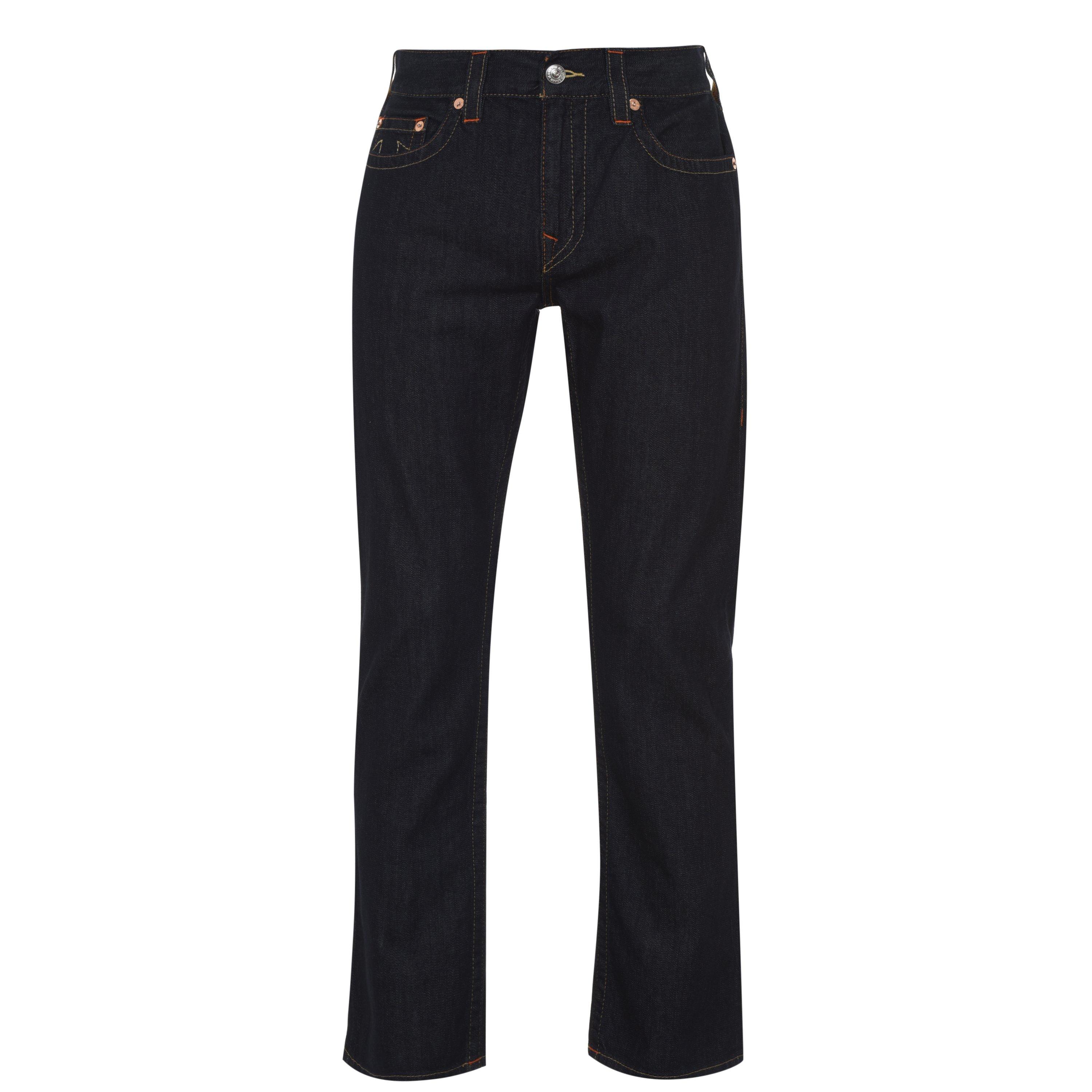 Lavagem escura - True Religion - Ricky Straight Jeans - 1