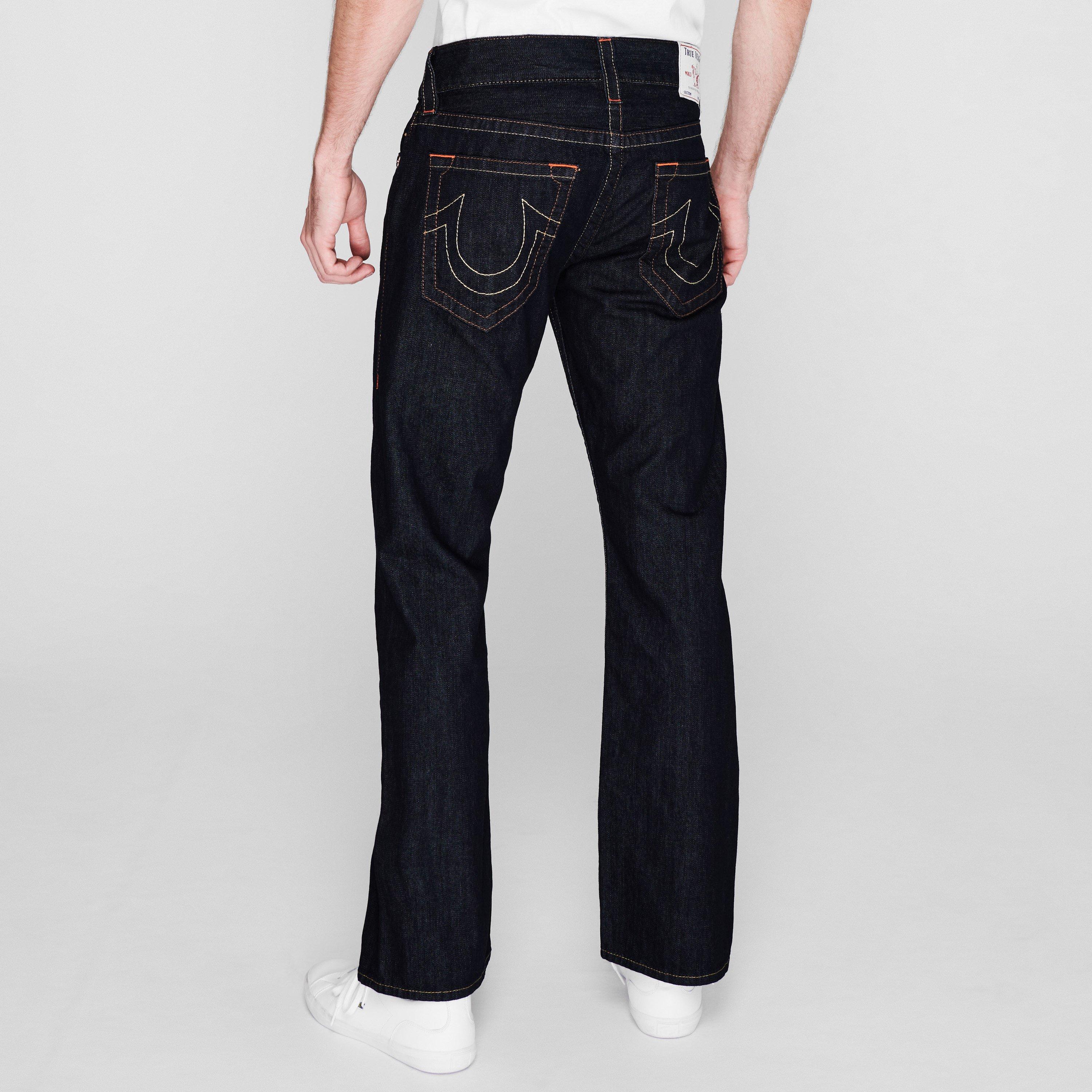 Lavagem escura - True Religion - Ricky Straight Jeans - 3