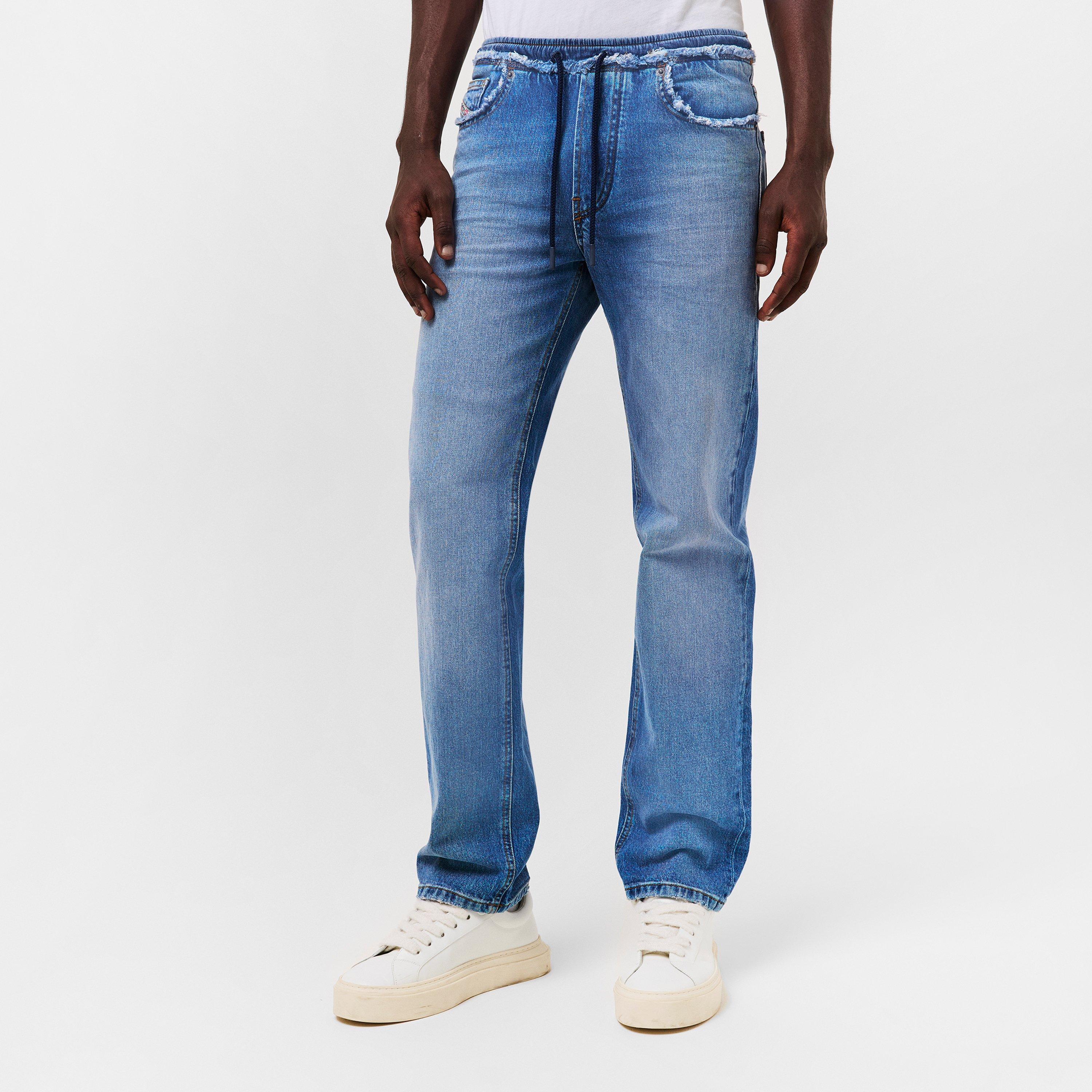 Blue Denim - Diesel - Men's Straight Leg Jeans - 3