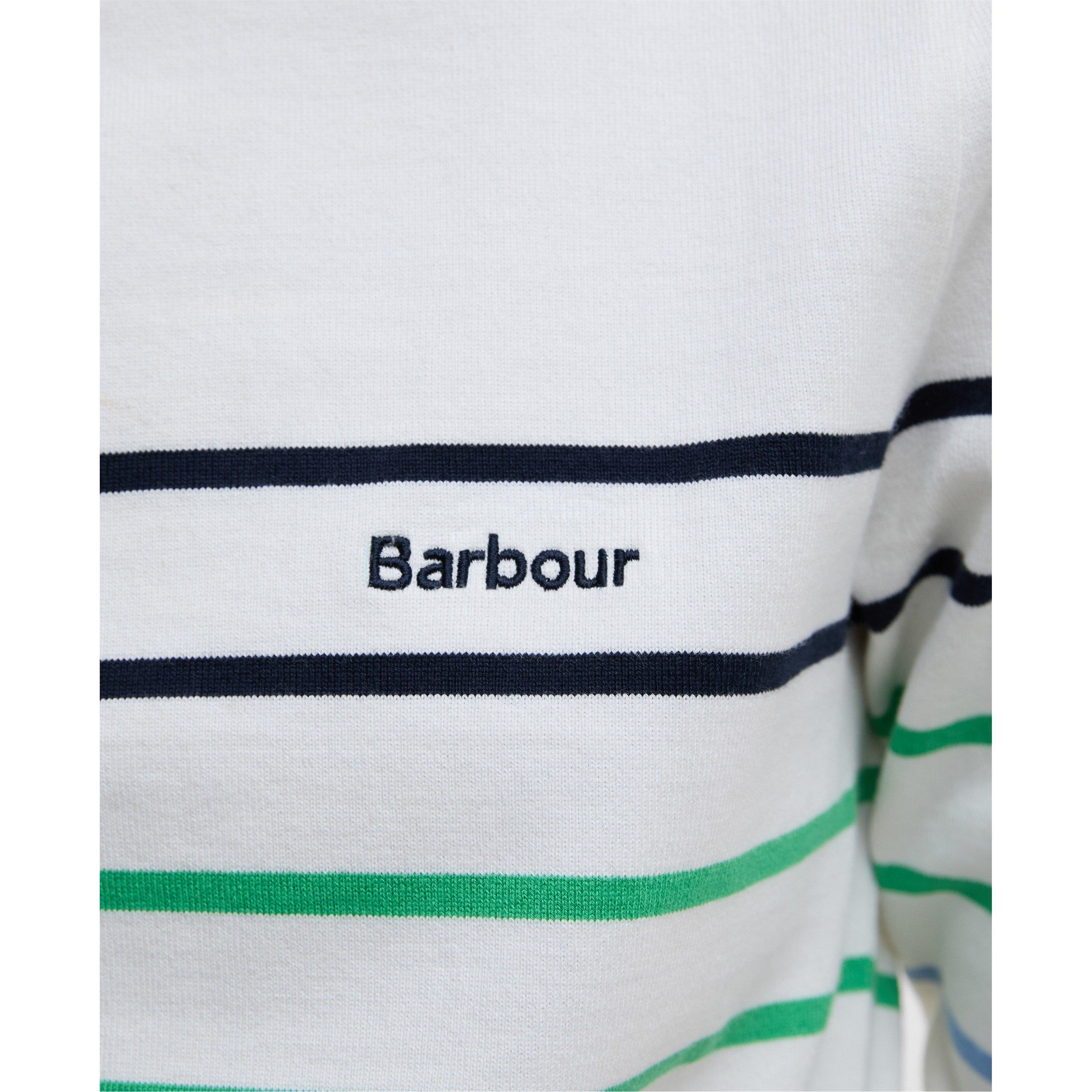 Cloud Stripe - Barbour - Hawkins Striped Long Sleeved Top - 5