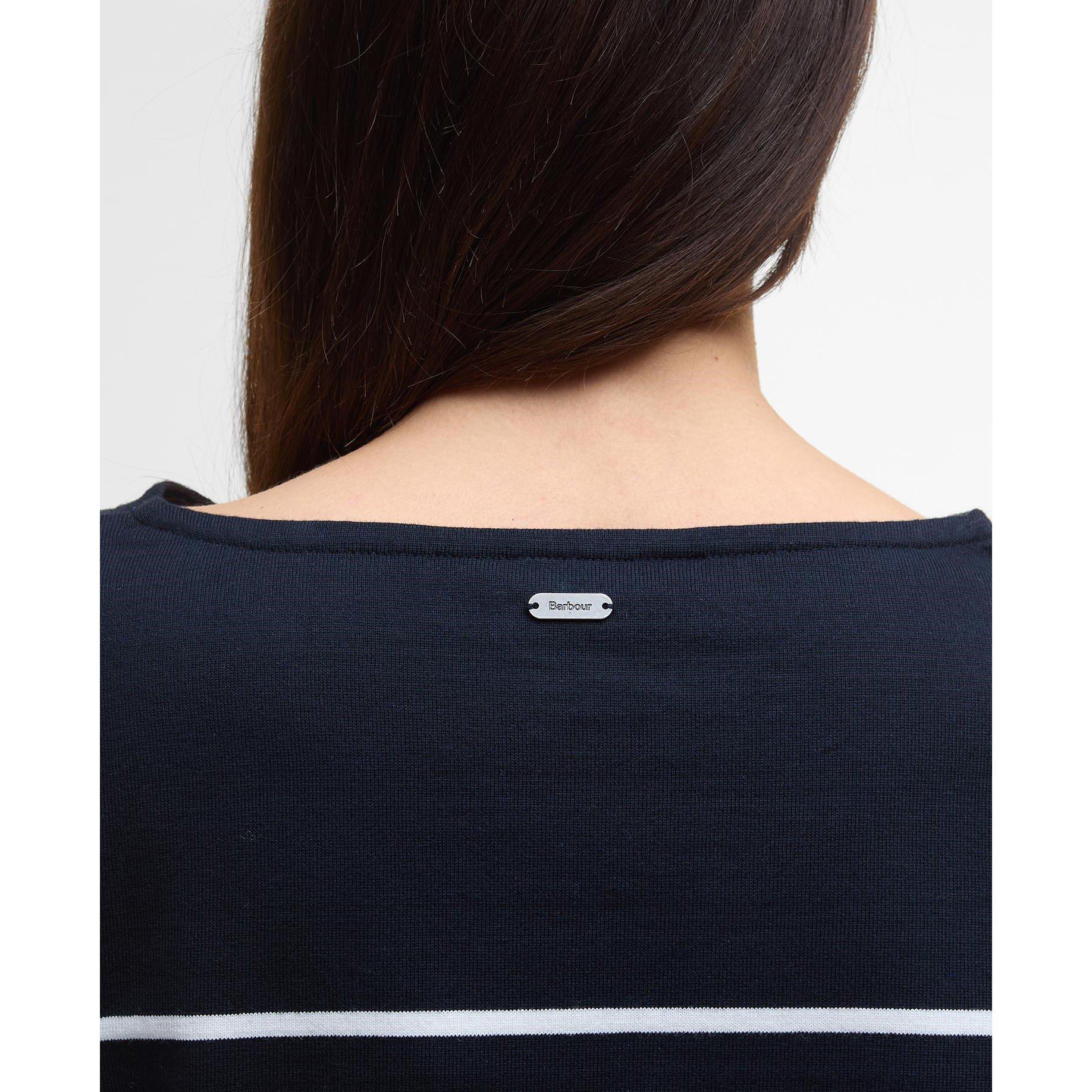Navy Stripe - Barbour - Hawkins Striped Long Sleeved Top - 5