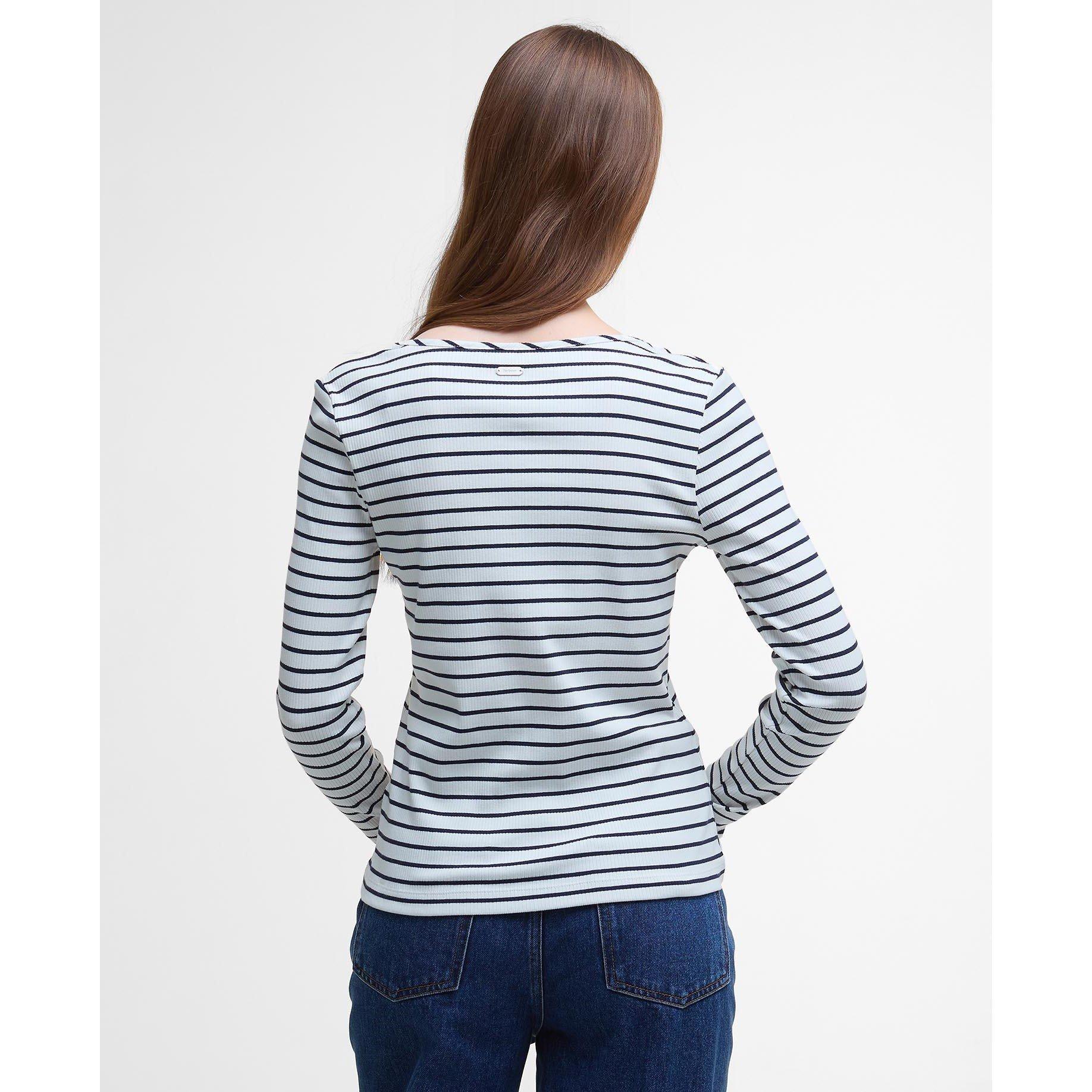 Cloud Stripe - Barbour - Women's Blake Long-Sleeve T-Shirt - 3