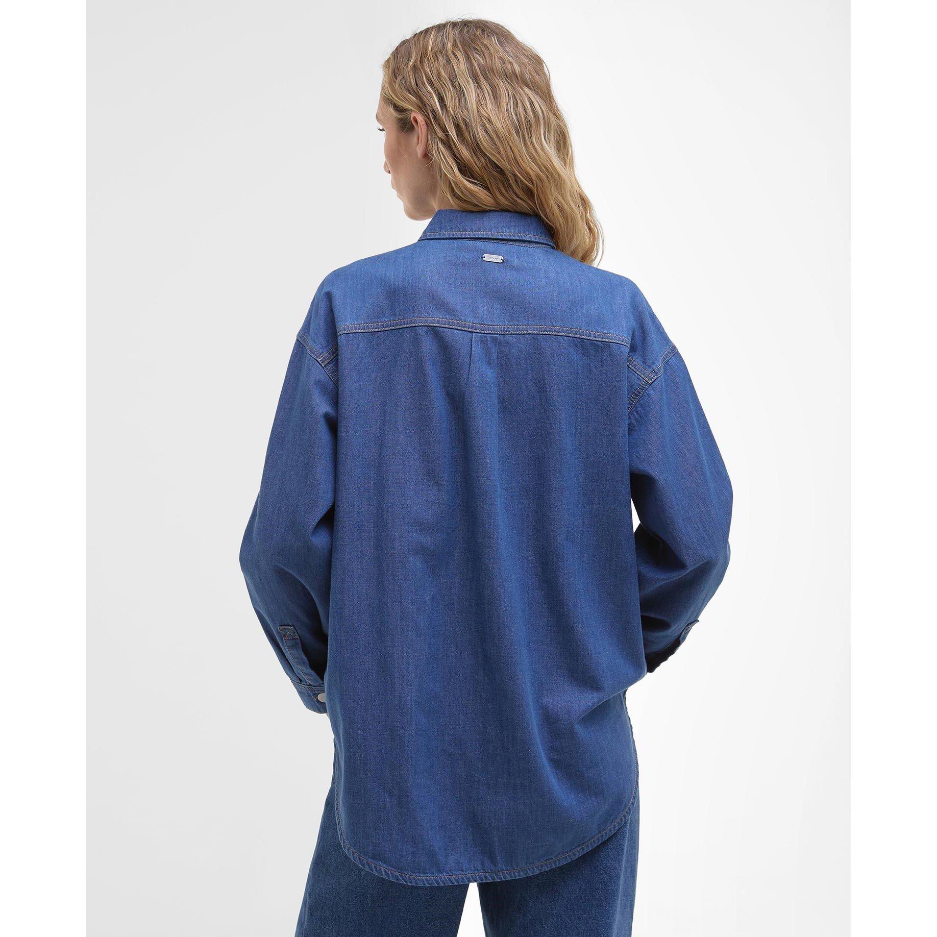 Authentic - Barbour - Women's B.Li Woodrow Long-Sleeve Denim Shirt - 3