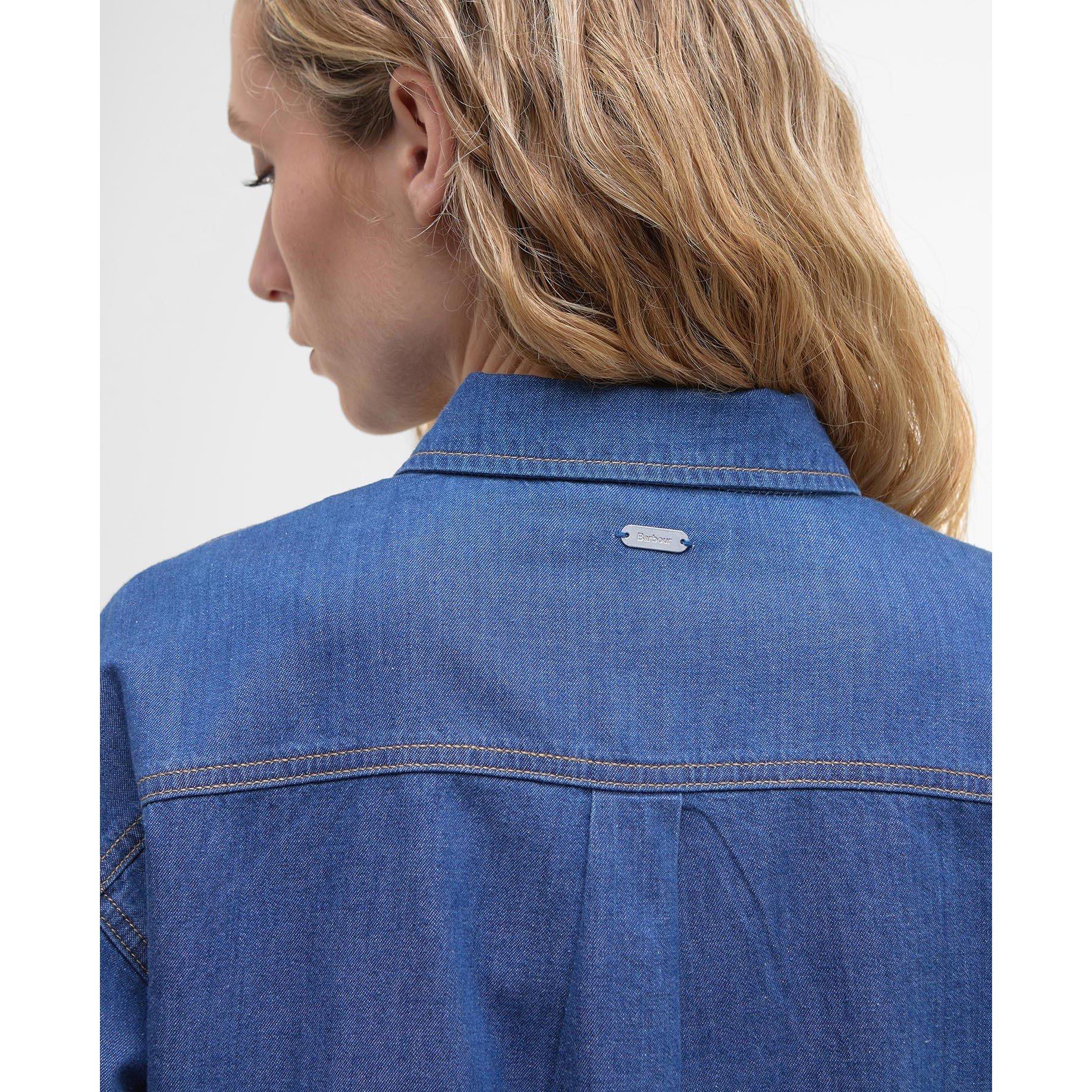 Authentic - Barbour - Women's B.Li Woodrow Long-Sleeve Denim Shirt - 6