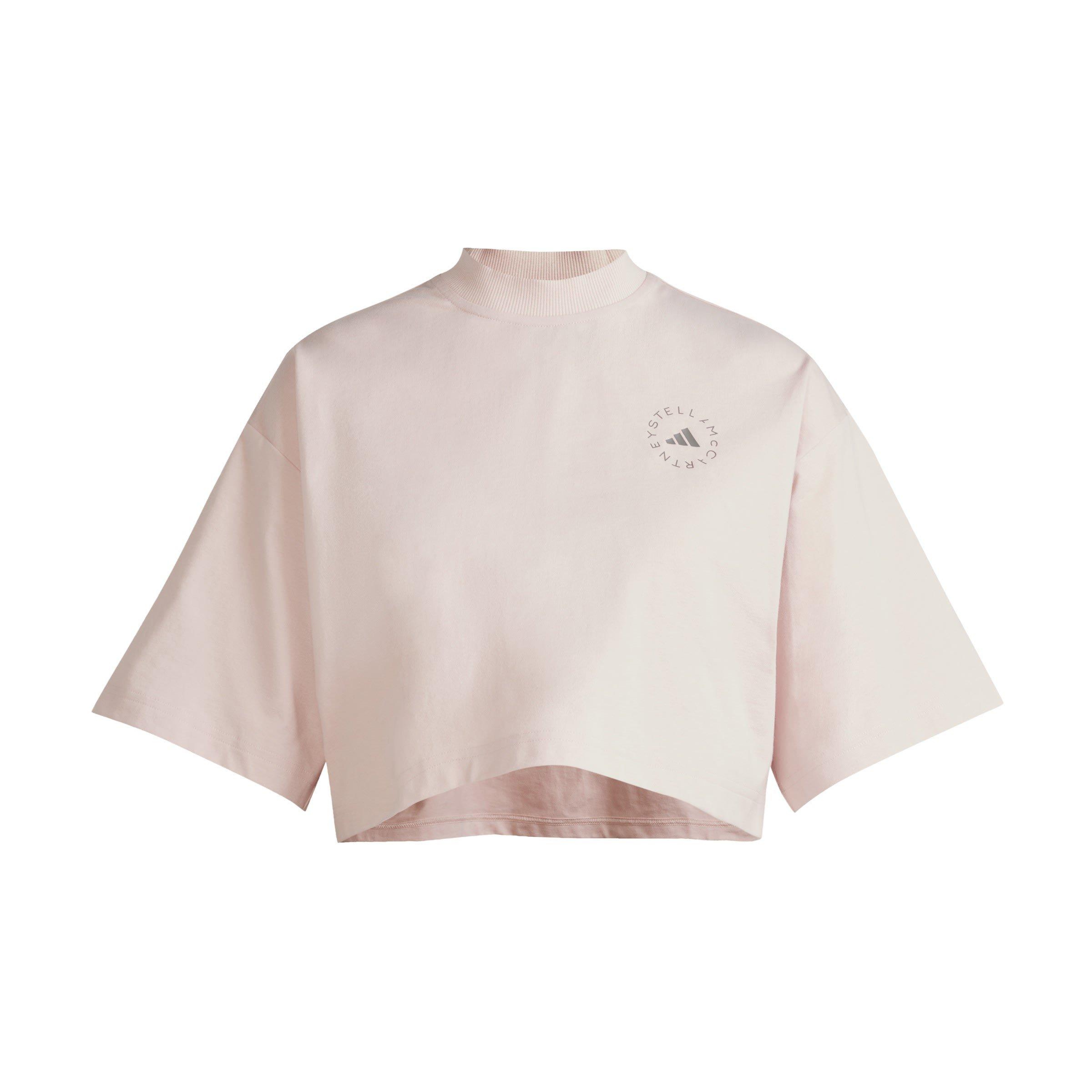 vapour pink - adidas by Stella McCartney - Cropped T-Shirt - 6