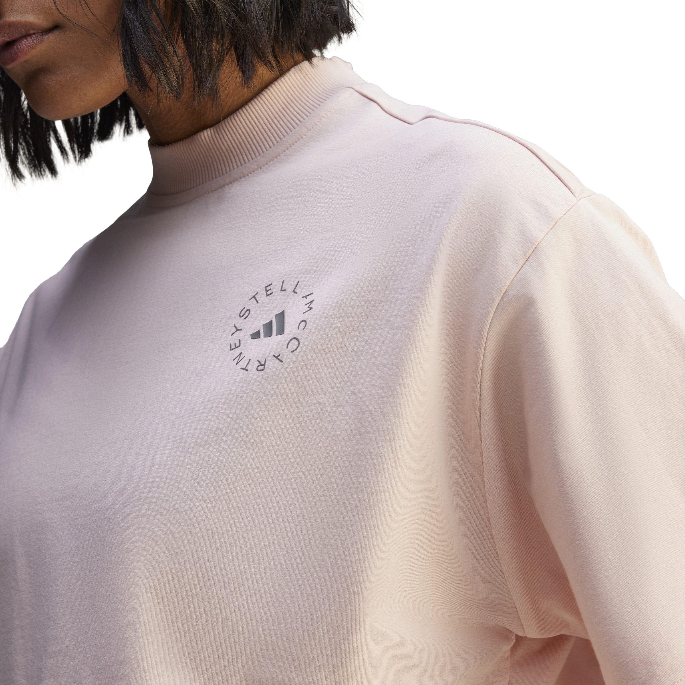 vapour pink - adidas by Stella McCartney - Cropped T-Shirt - 5