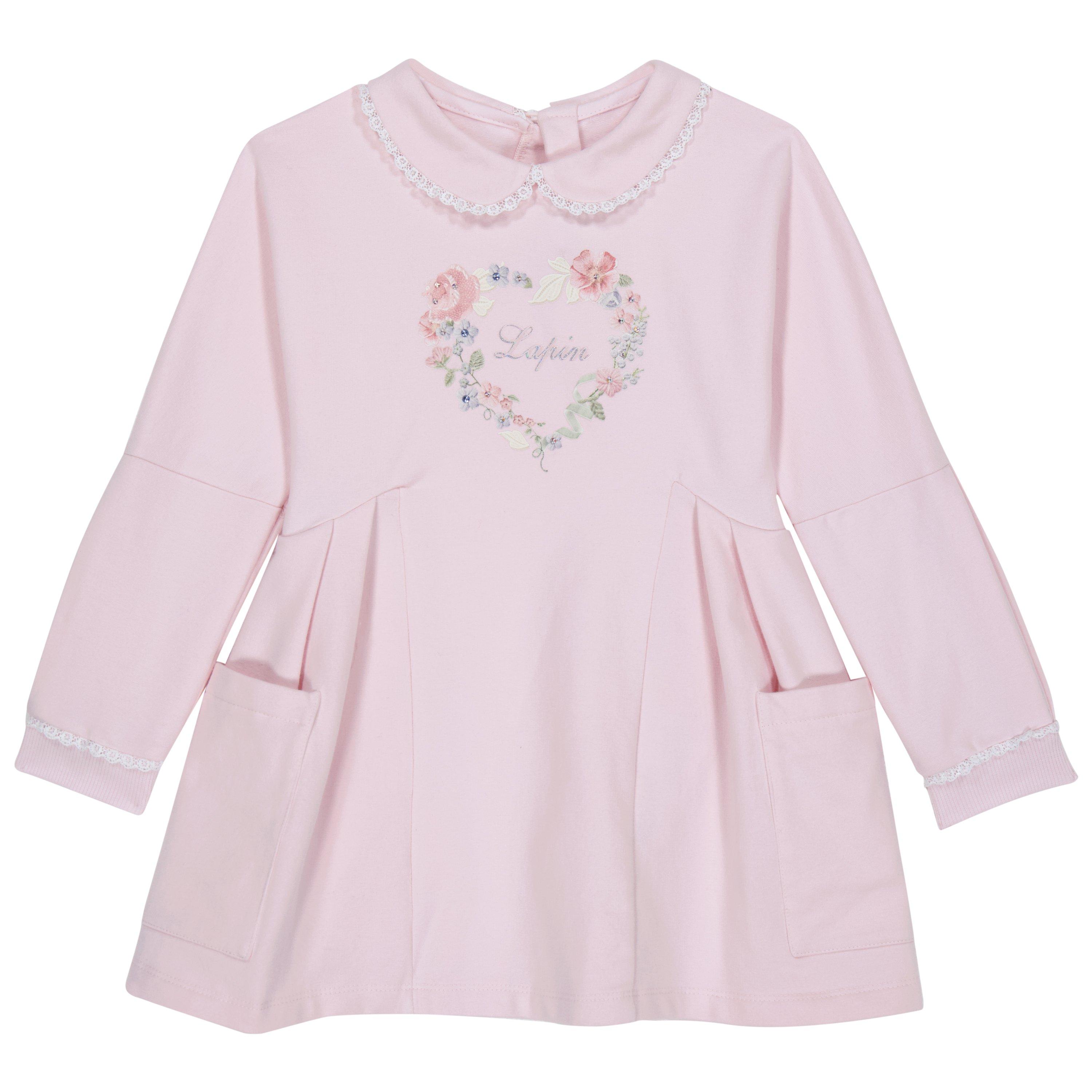 Baby Pink 519 - LAPIN HOUSE - Kids' Jersey Dress - 1
