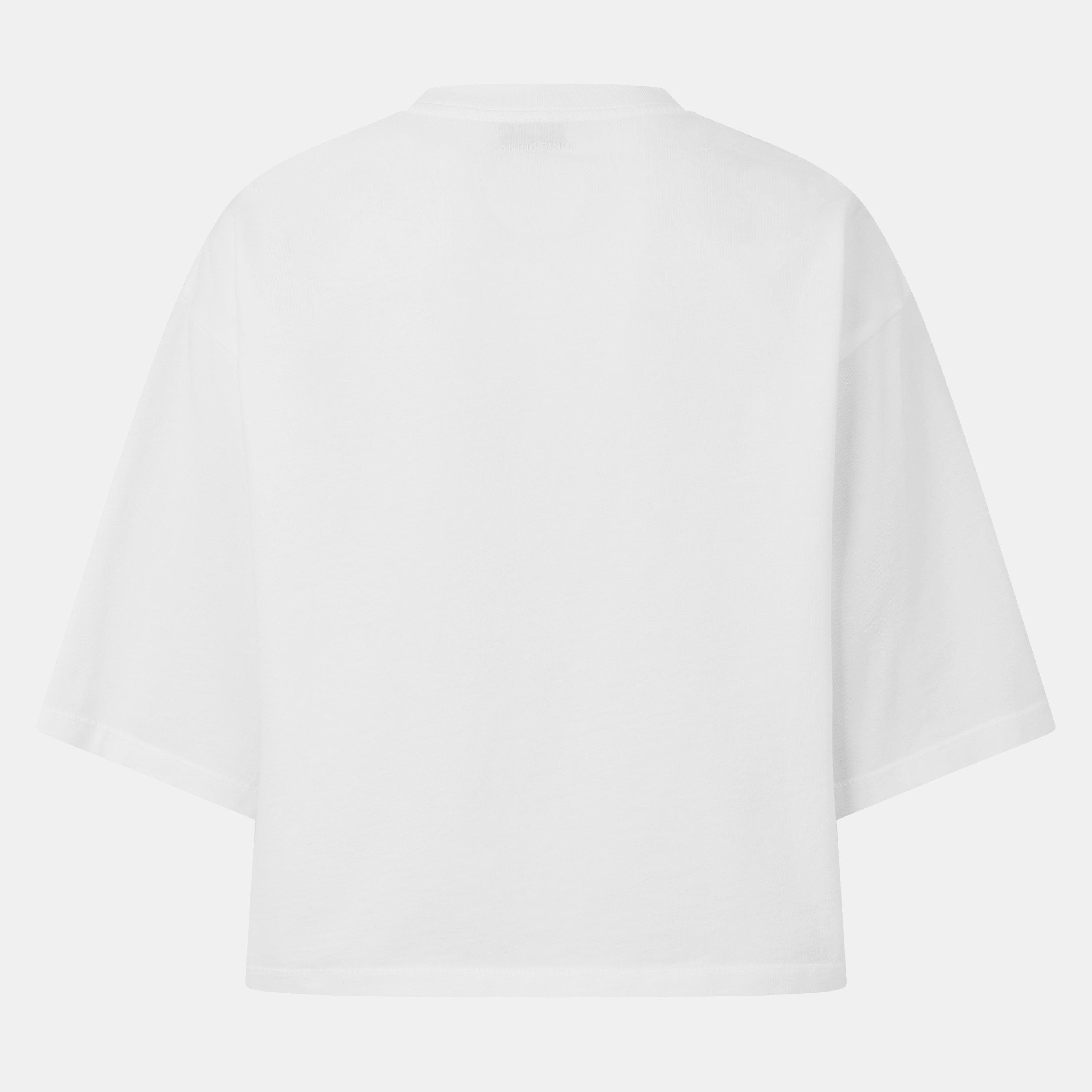 IVORY - Anine Bing - Women's Myers Short-Sleeve Crop Top - 2