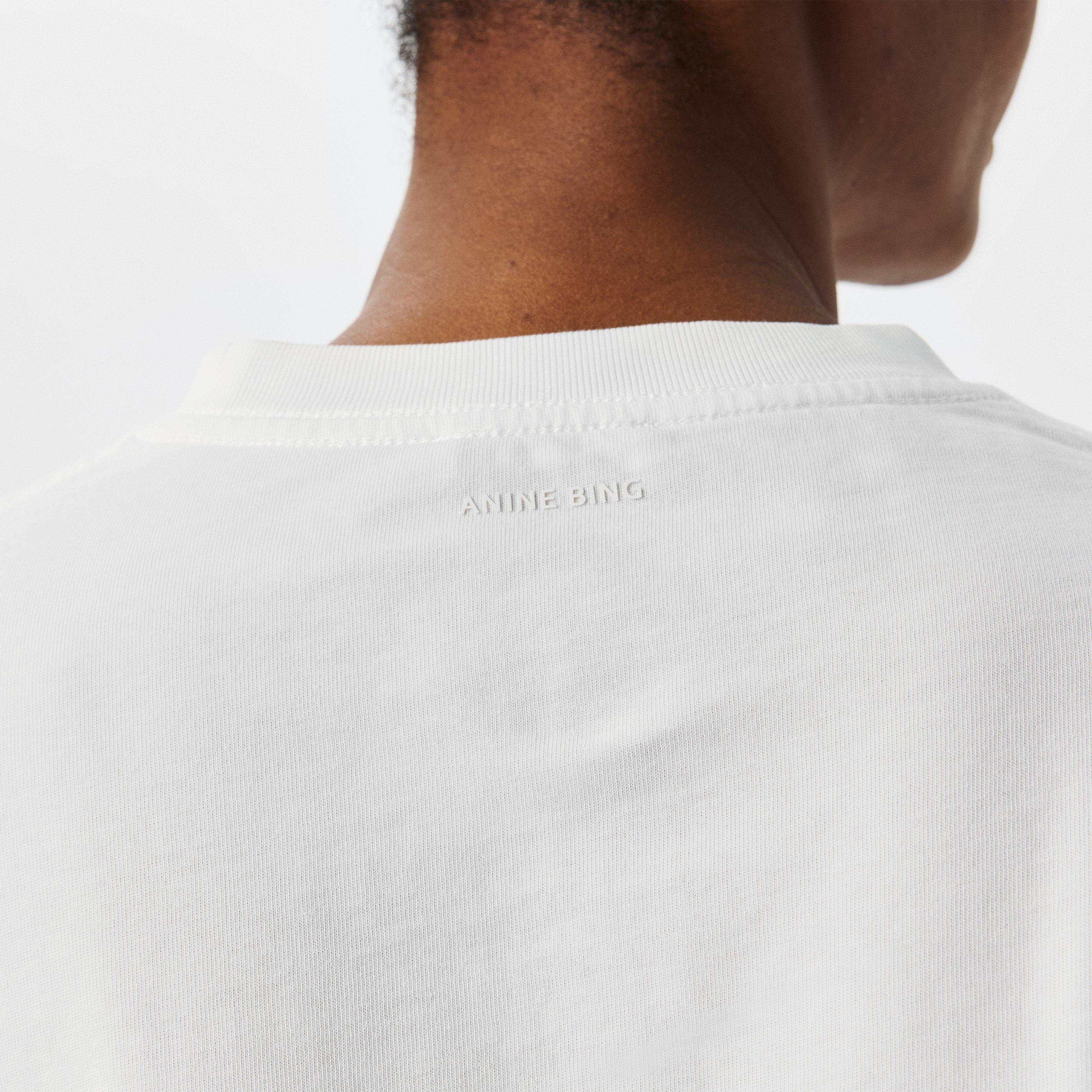 IVORY - Anine Bing - Women's Myers Short-Sleeve Crop Top - 5