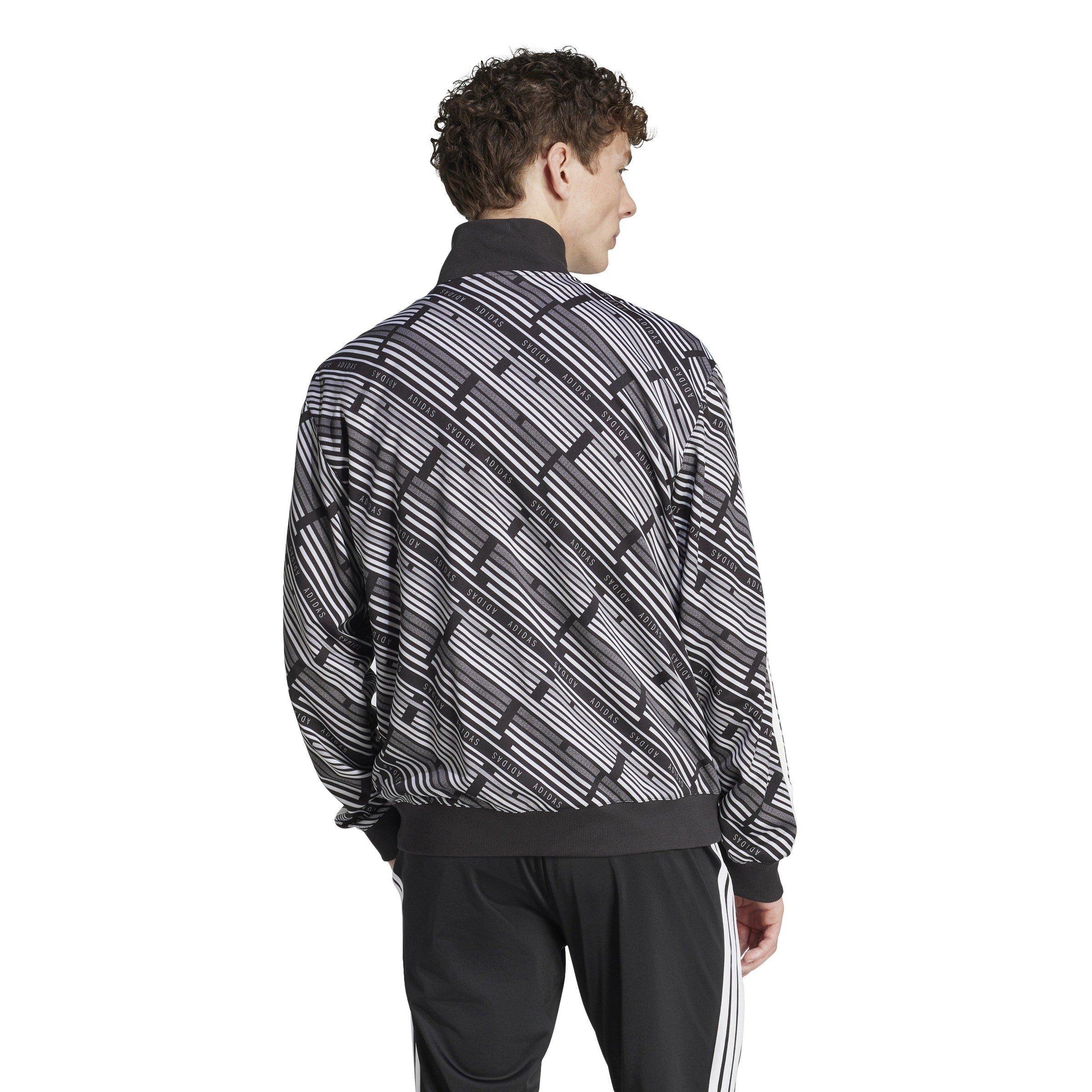 Black/White - adidas - Men's Hot Tracksuit Top - 5