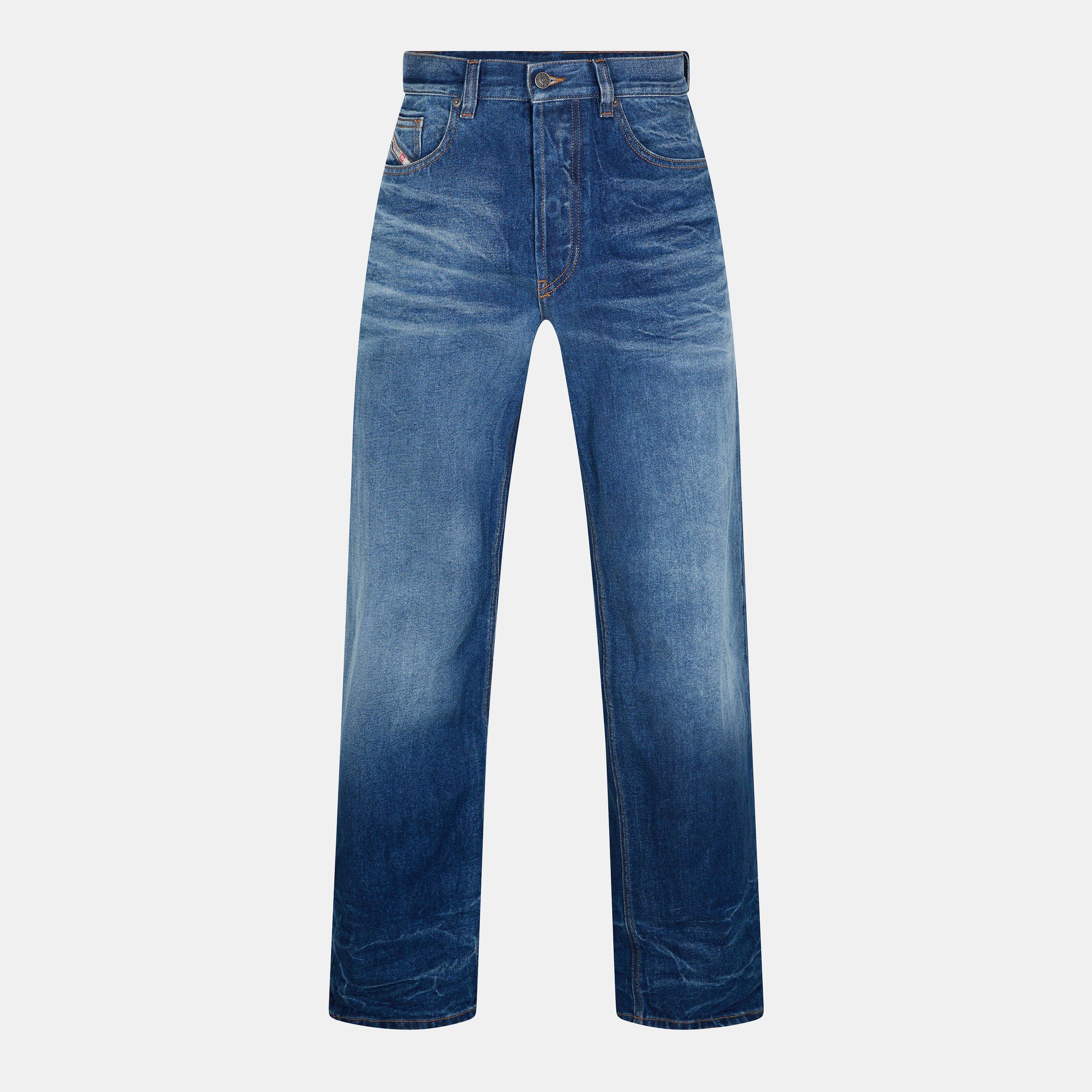 Diesel Men's Straight Leg Jeans - Blue Denim - 28W R