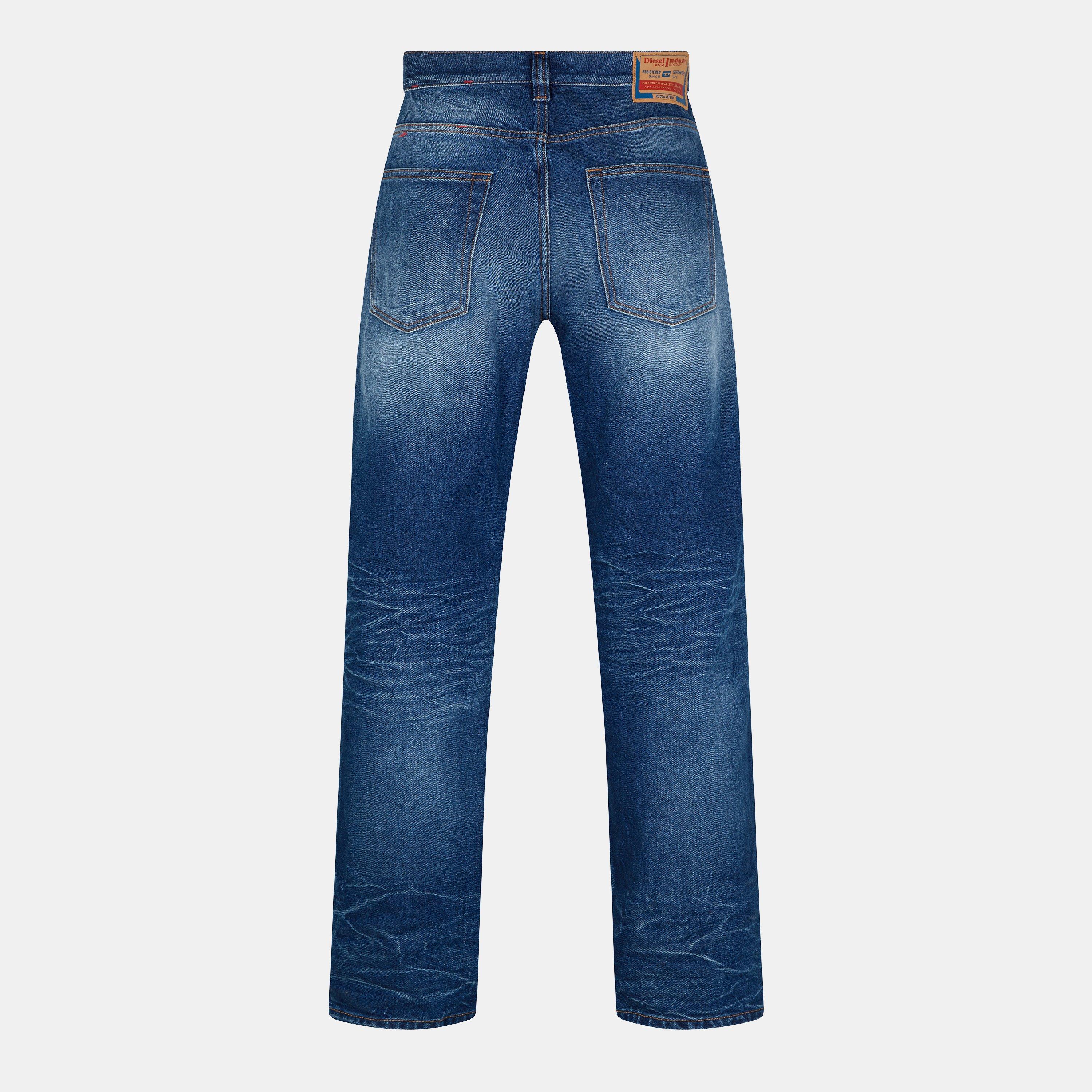 Blue Denim - Diesel - Men's Straight Leg Jeans - 2