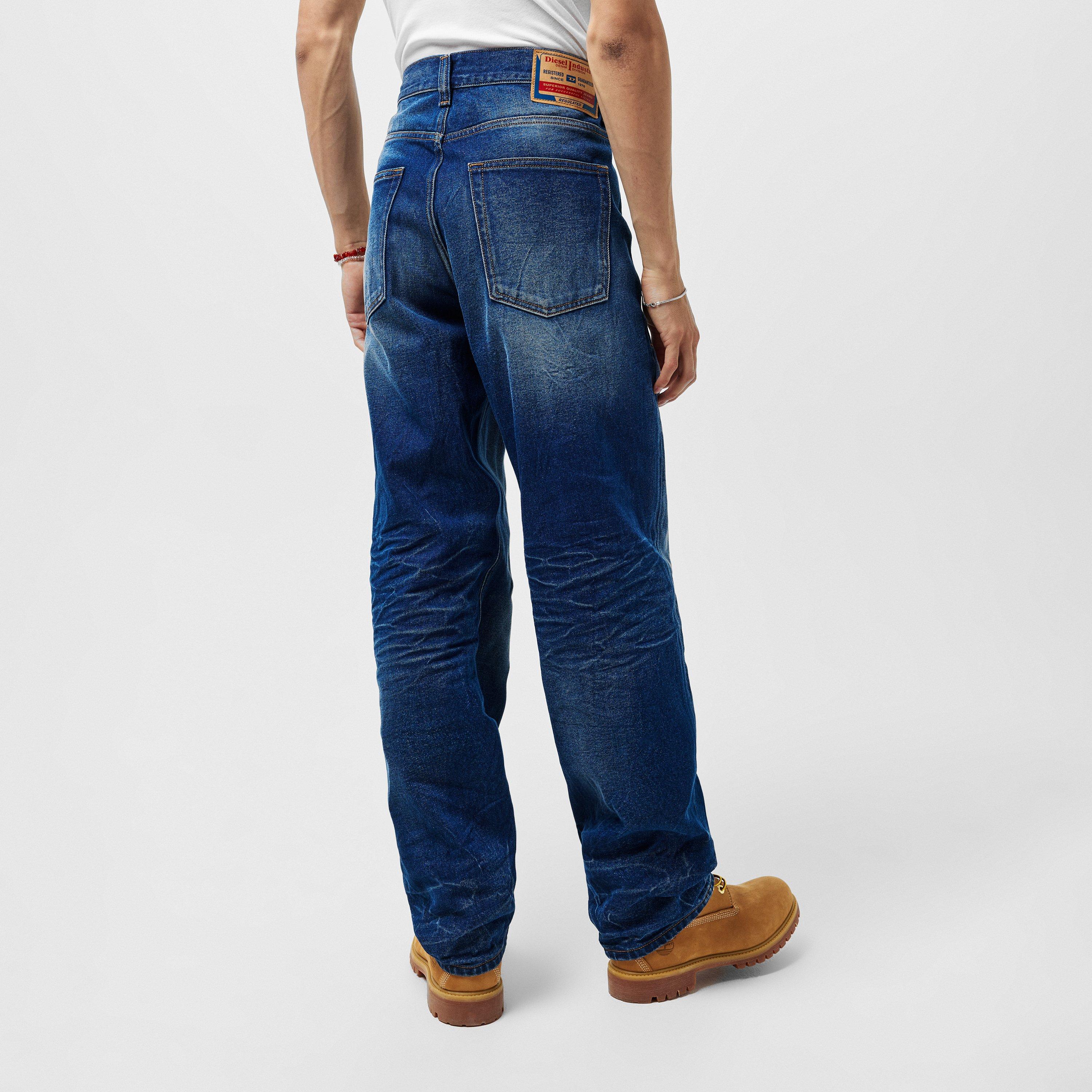 Blue Denim - Diesel - Men's Straight Leg Jeans - 4
