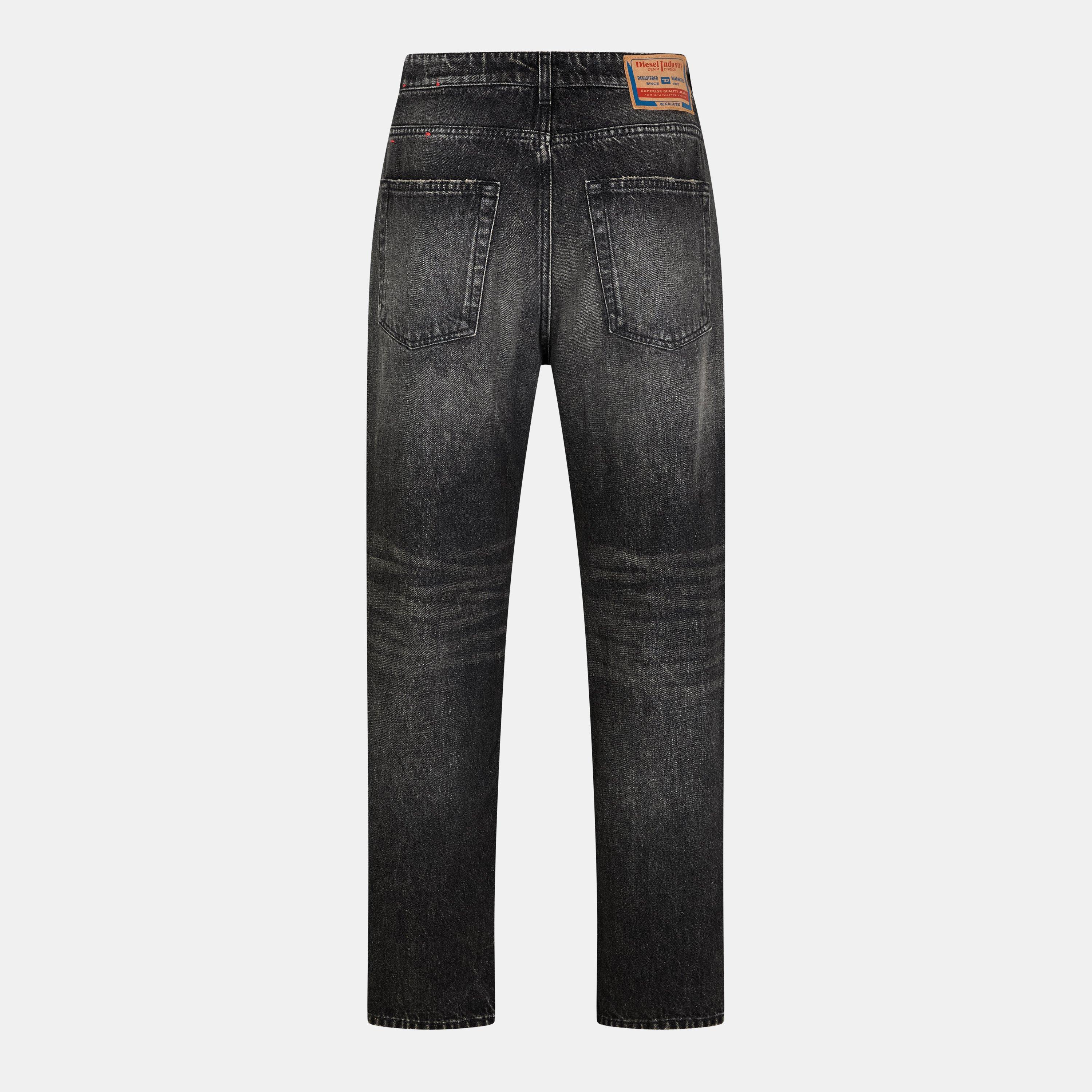 Black/Grey Denm - Diesel - Metal D Straight-Fit Jeans - 2