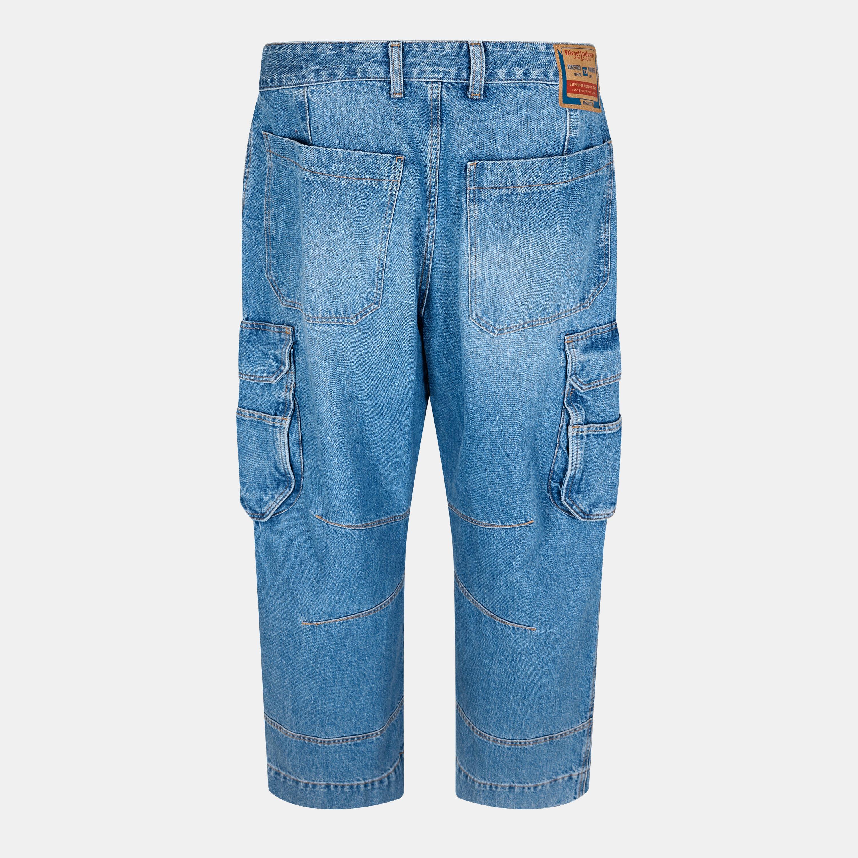 Blue Denim - Diesel - Men's Straight Leg Jeans - 2