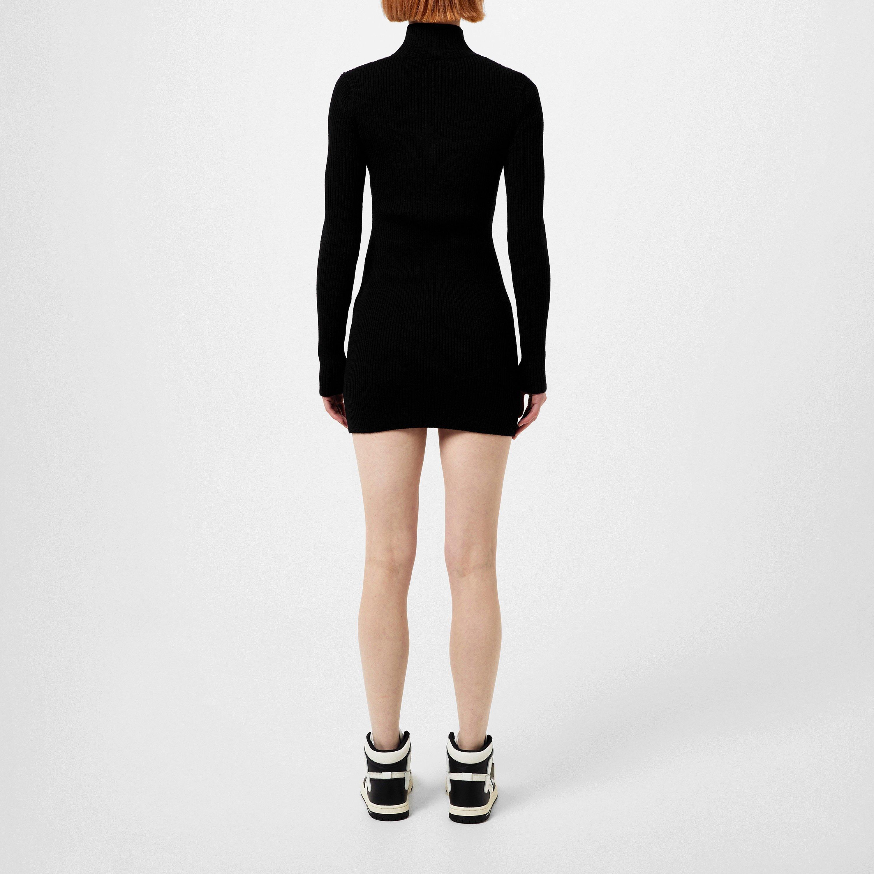 【送料&関税込】AMIRI Black Wool Blend Mini Dress WOMEN - WOMEN'S MA MINI DRESS - Black | AMIRI