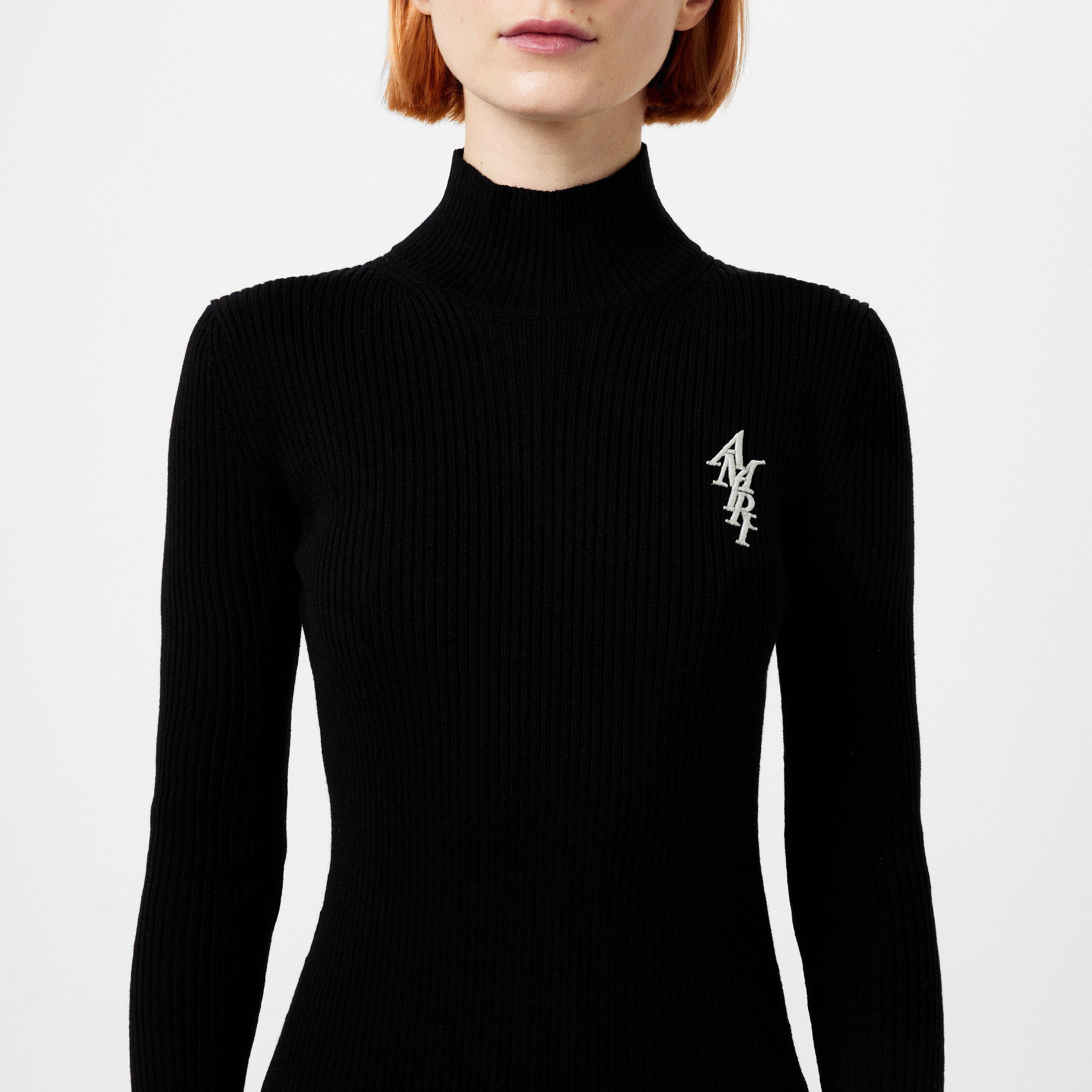 【関税&送料込】Amiri Black Wool Blend Mini Dress Amiri Mini Dress – Kalianti