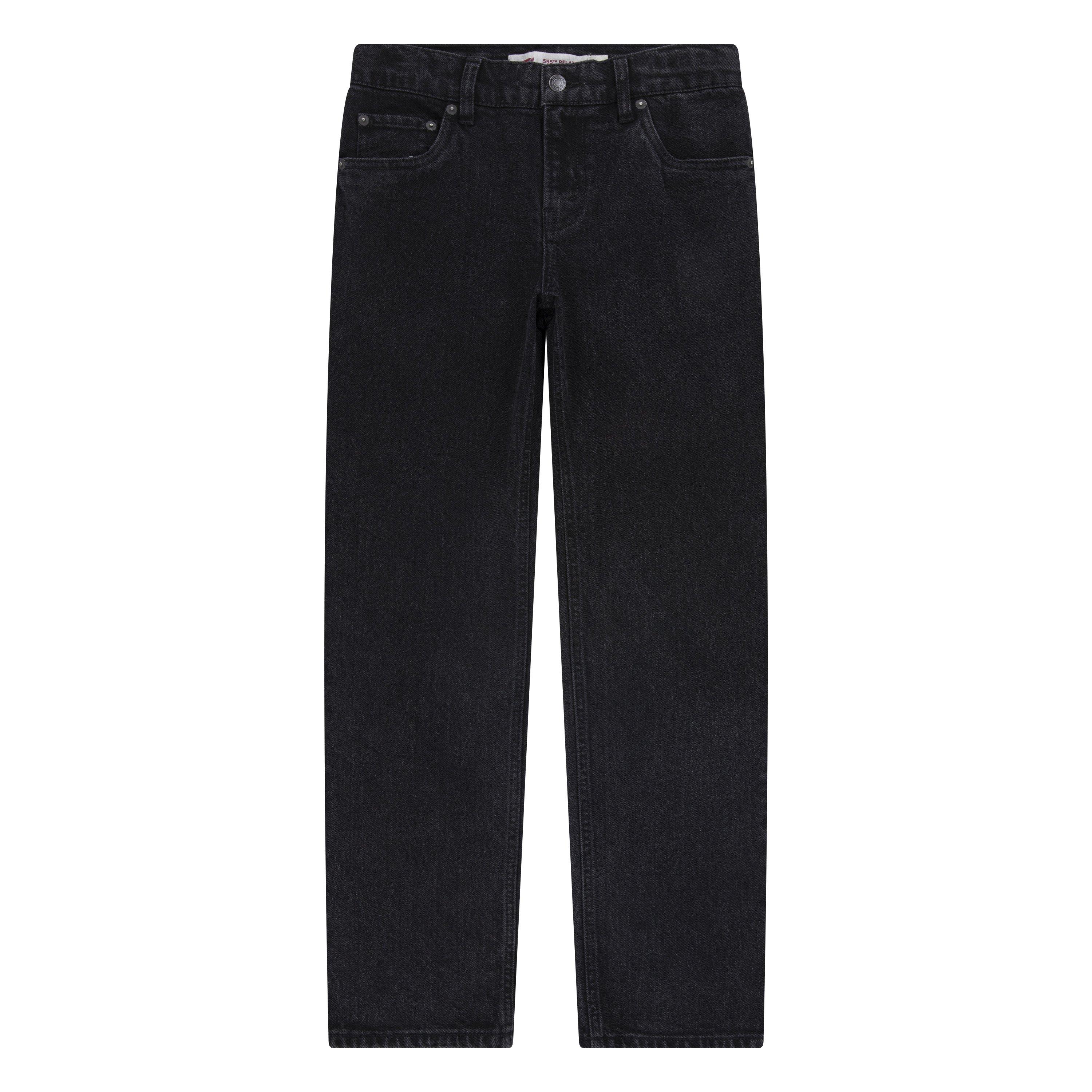 Levis Kids' Relaxed Straight Leg Jeans - Black DAH - Size 6 Yrs