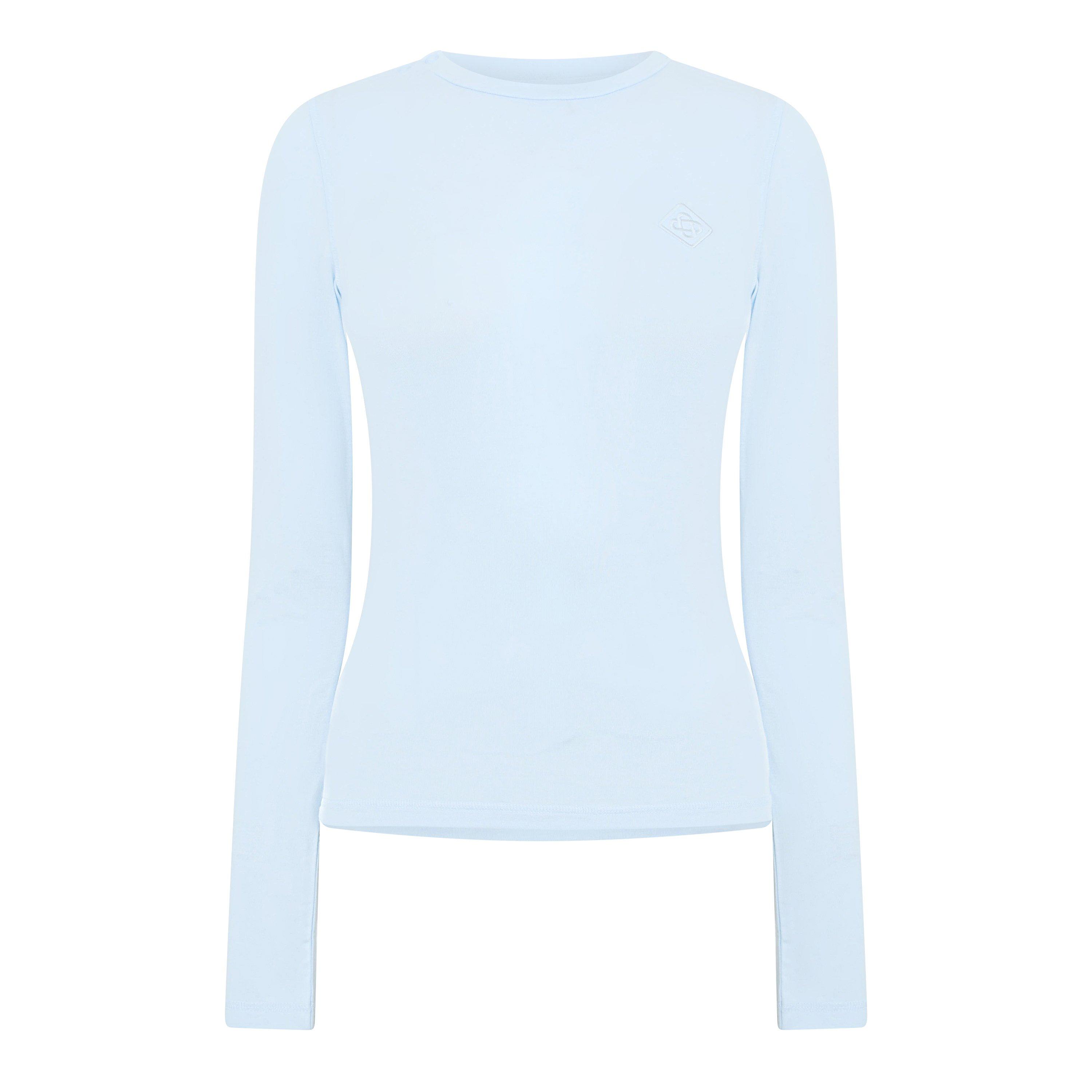Casablanca Casa LS Tee Ld54 - Blue - Size 12 (M)
