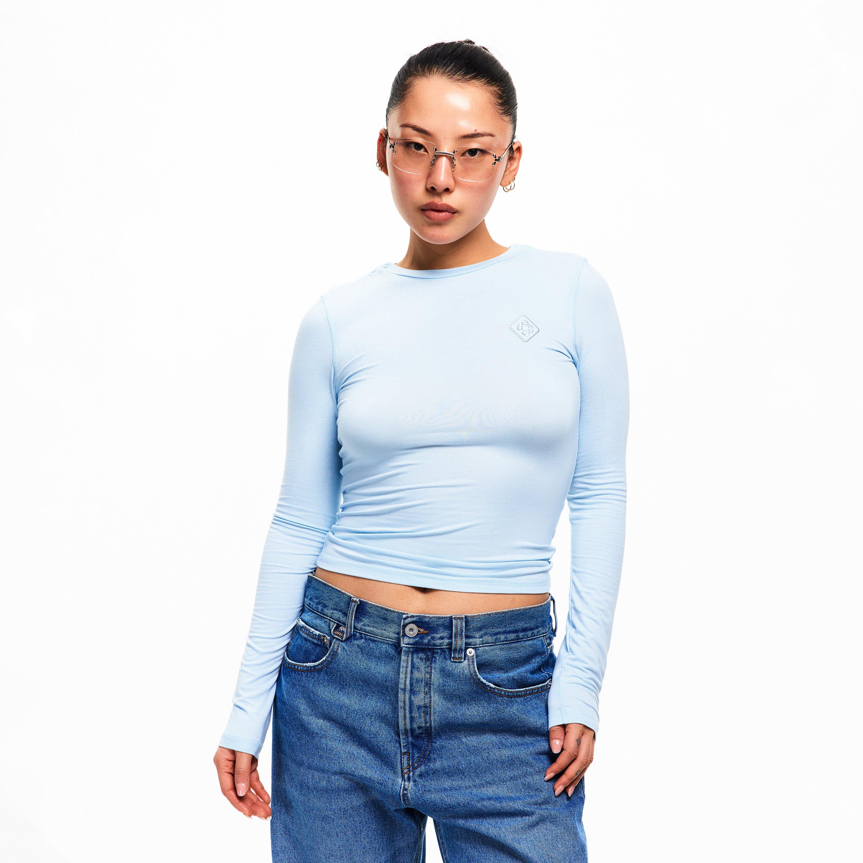 Blue - Casablanca - Casa LS Tee Ld54 - 3