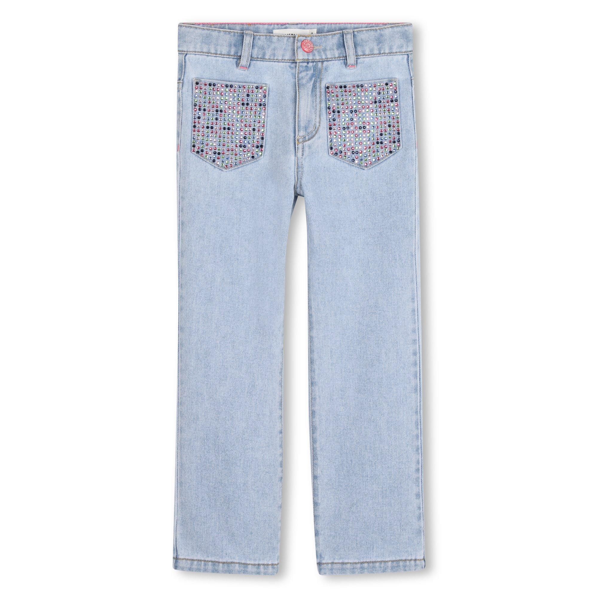 Billieblush Girls Kids' Straight Leg Jeans - Double Stone - 12Y