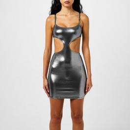 Moschino Shine Cut Out Dress