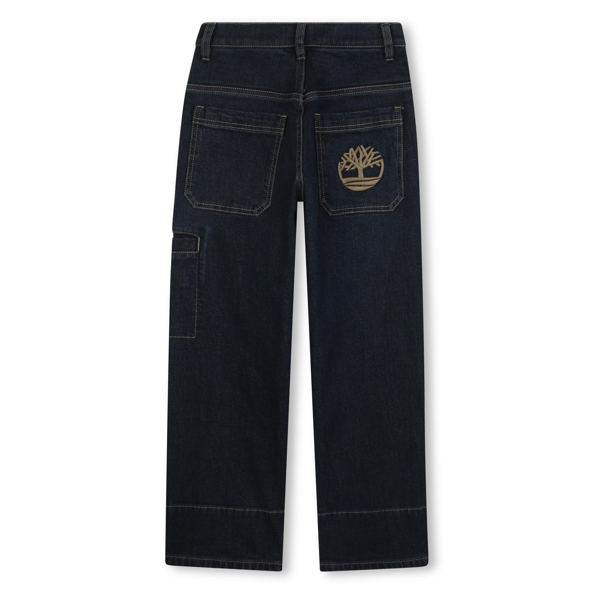 Denim Blue - Timberland - Kids' Straight Leg Jeans - 2