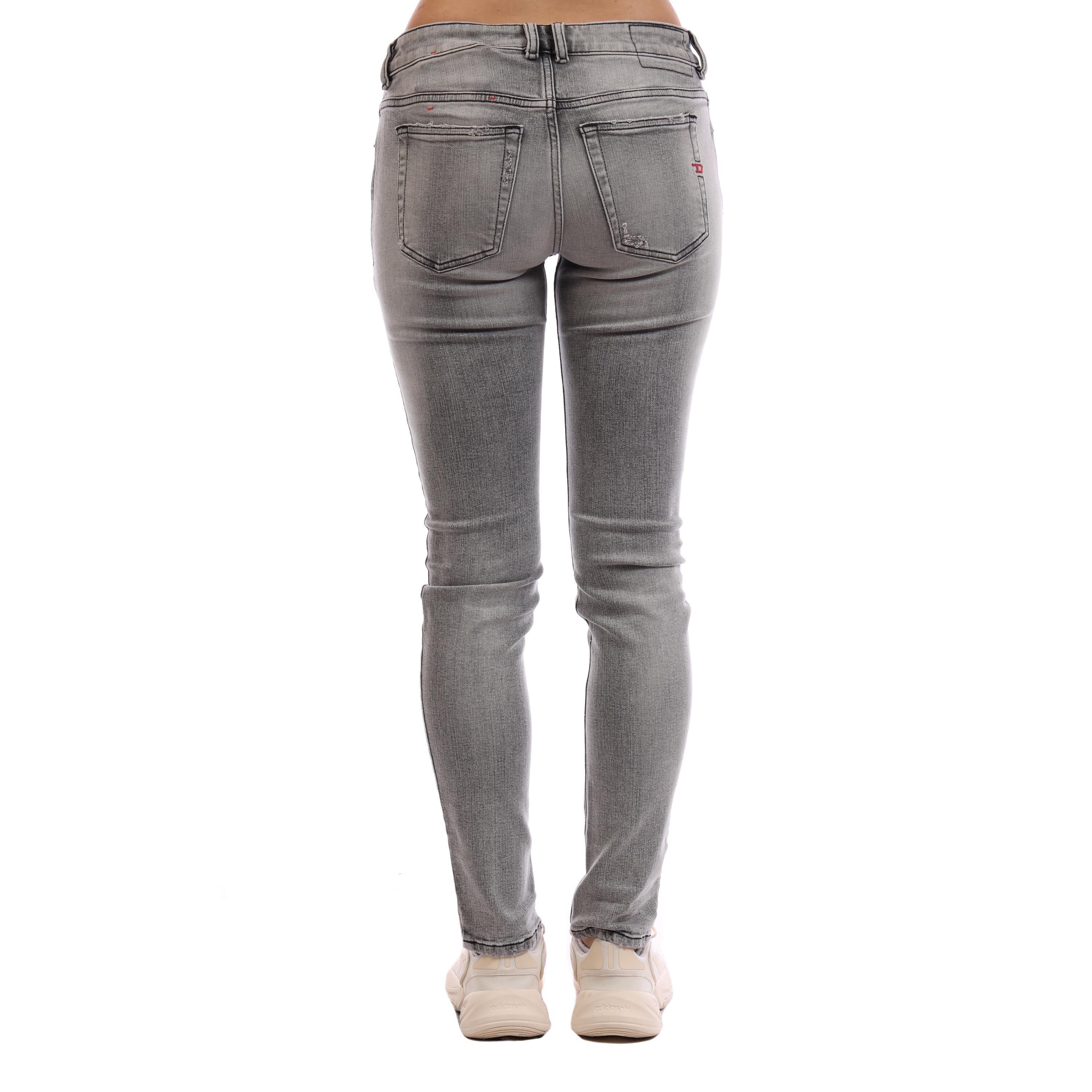 Blk Gry Denim - Diesel - Men's Slnkr Straight Leg Jeans - 4