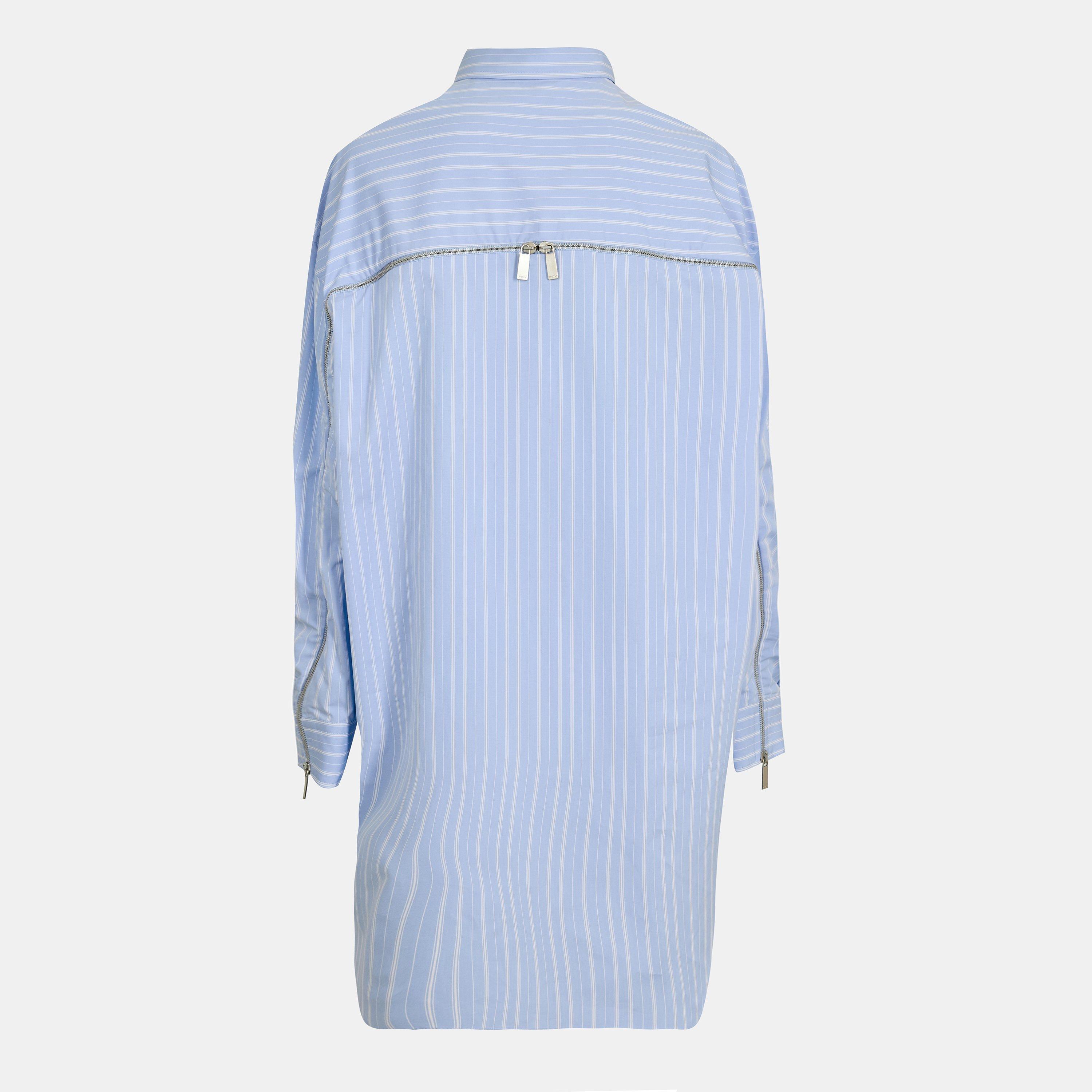 Blue/White - Off White - Women's Long-Sleeve T-Shirt - 2