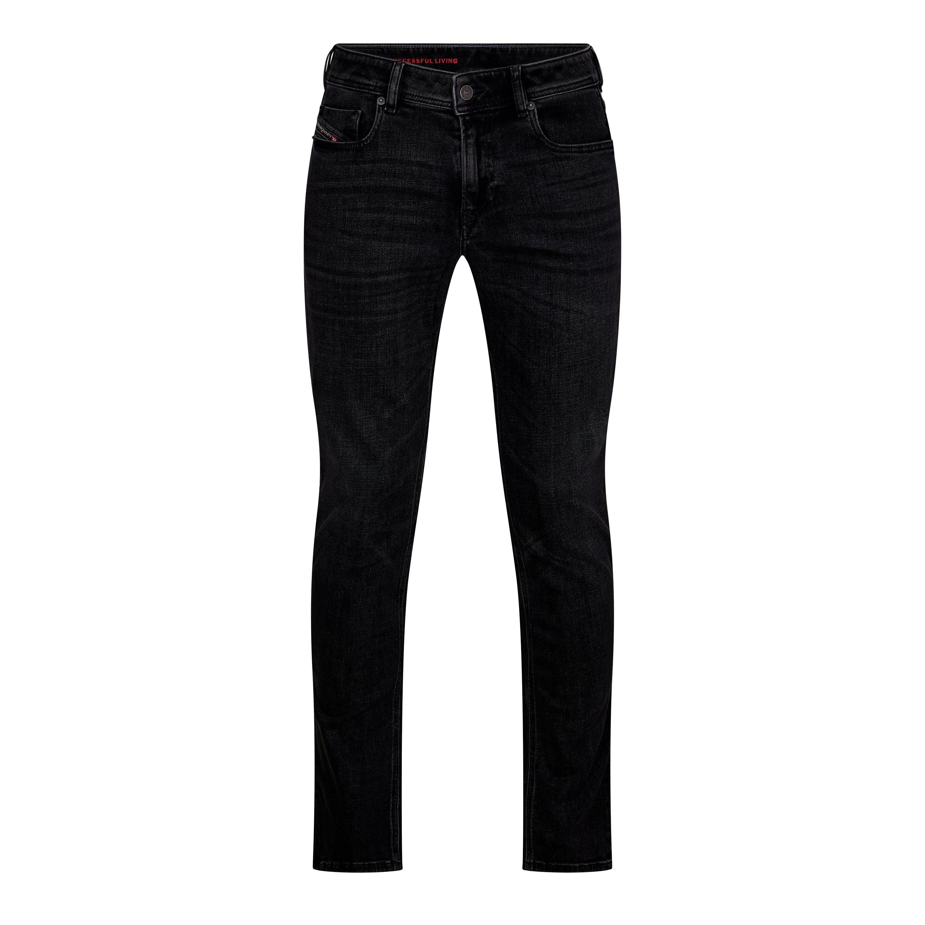 Diesel Men's 1979 Sleenker Straight Leg Jeans - Blk Gry Denim - 27W R