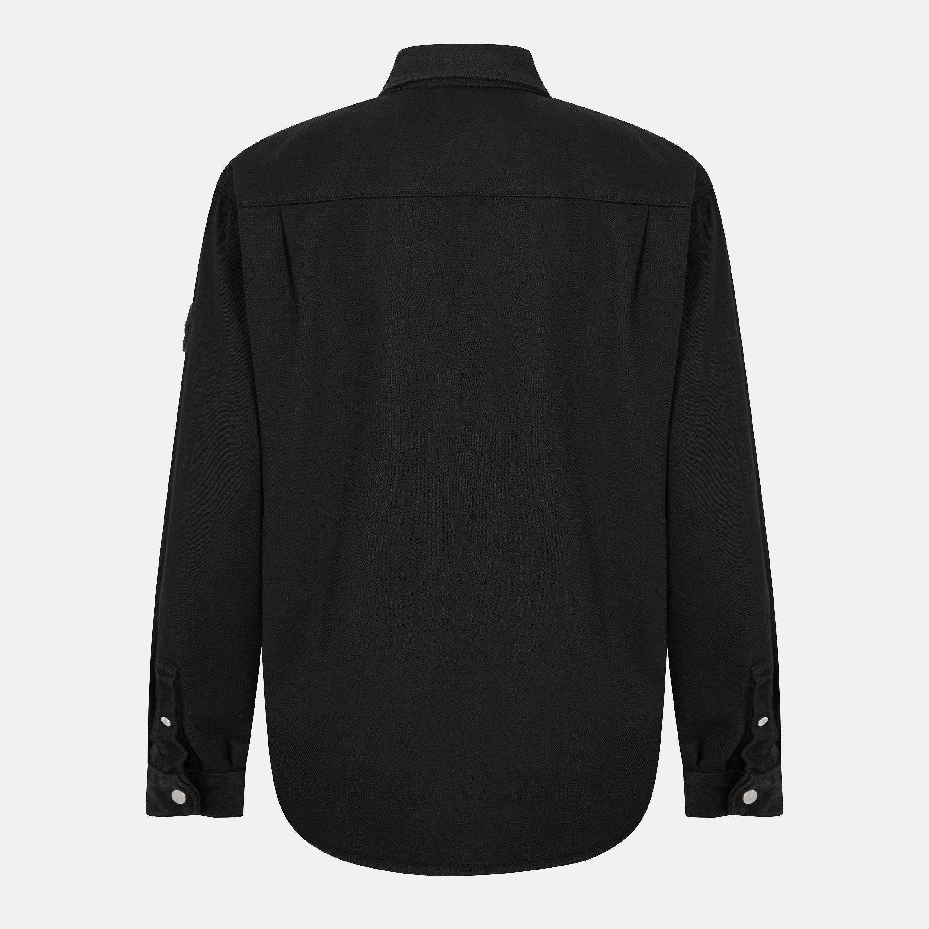 Black V0029 - Stone Island - Mens Denim Research Shirt - 2