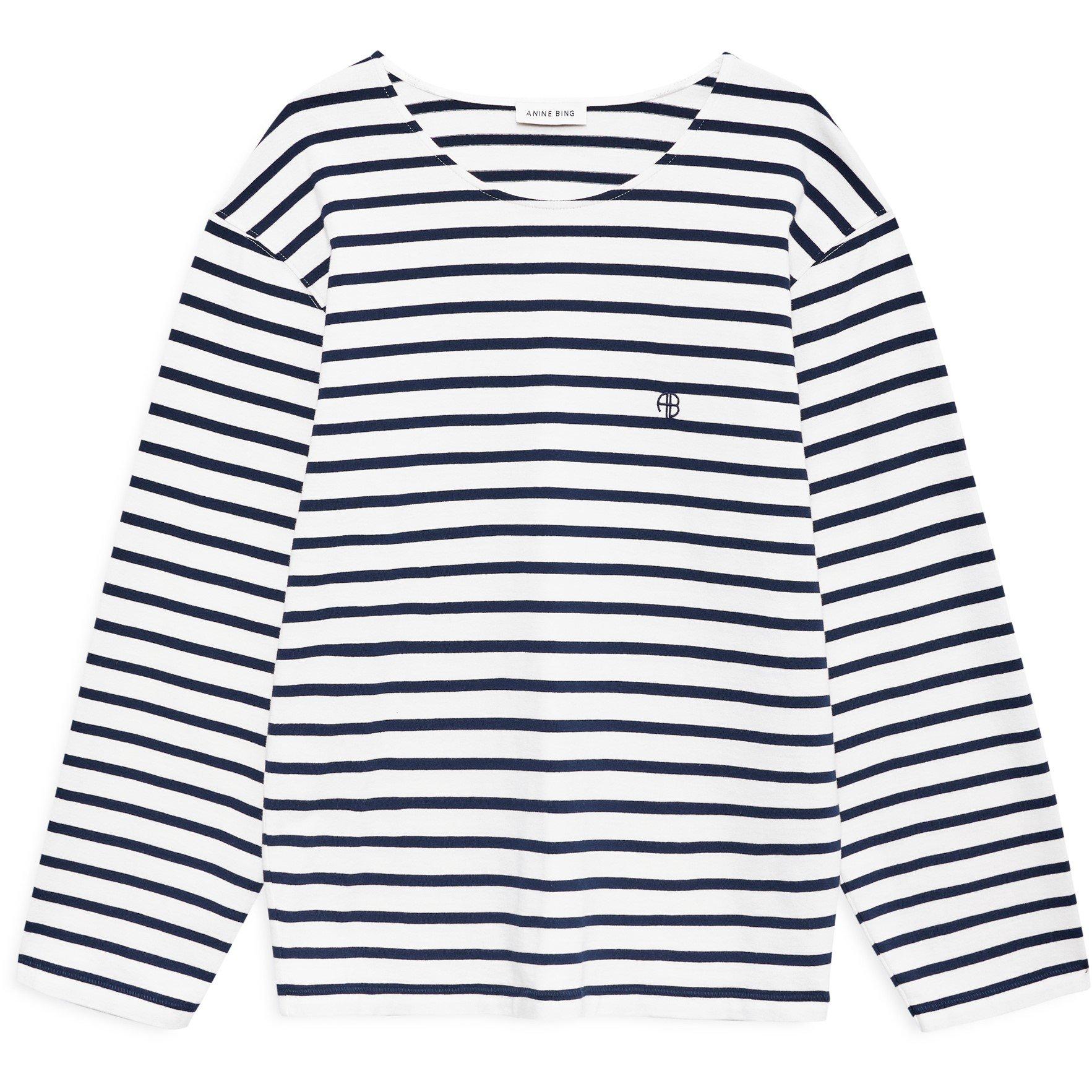 NAVY STRIPE - Anine Bing - Anine NEWTON TEE Ld62 - 4