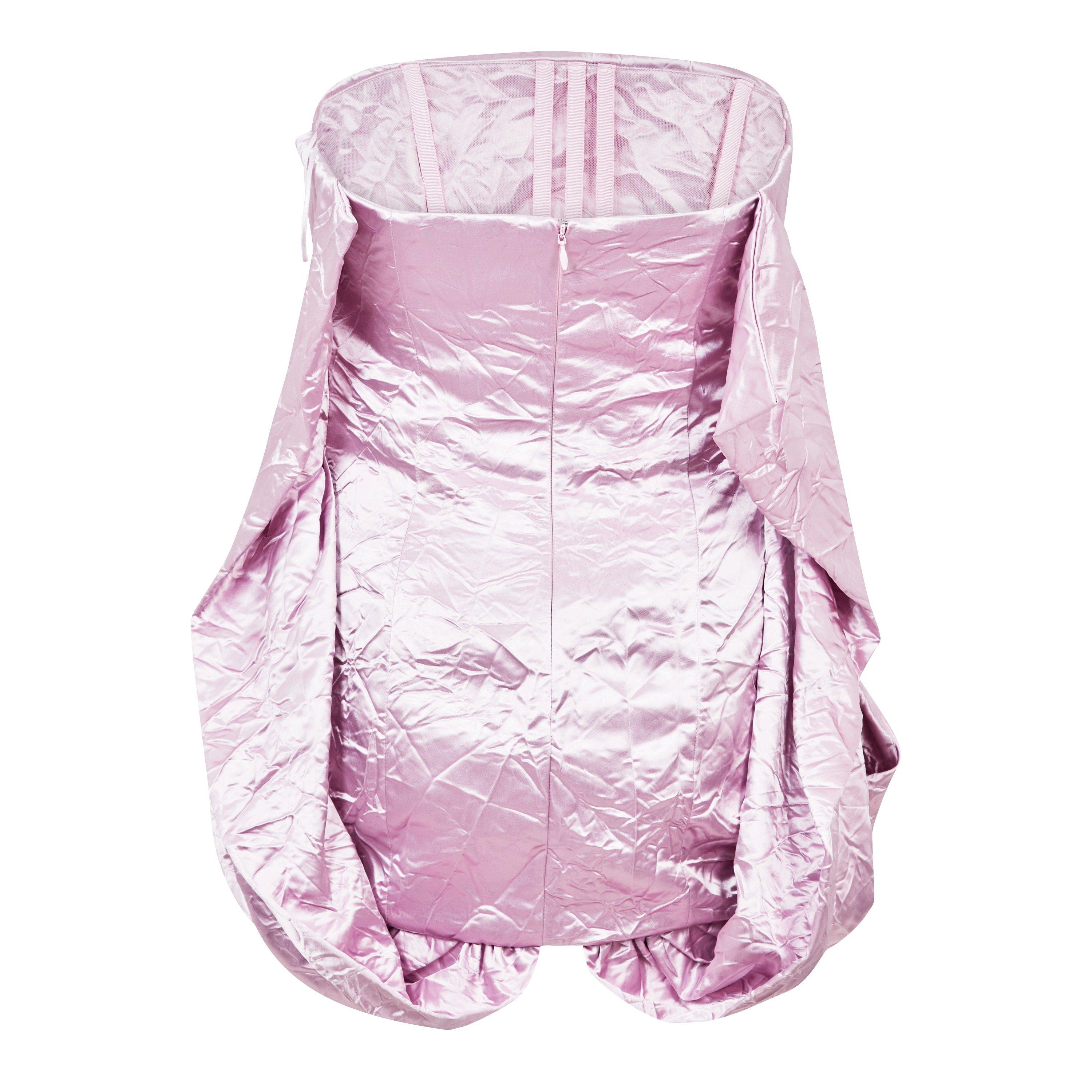 PINK - The Attico - Women's Satin Mini Dress - 5