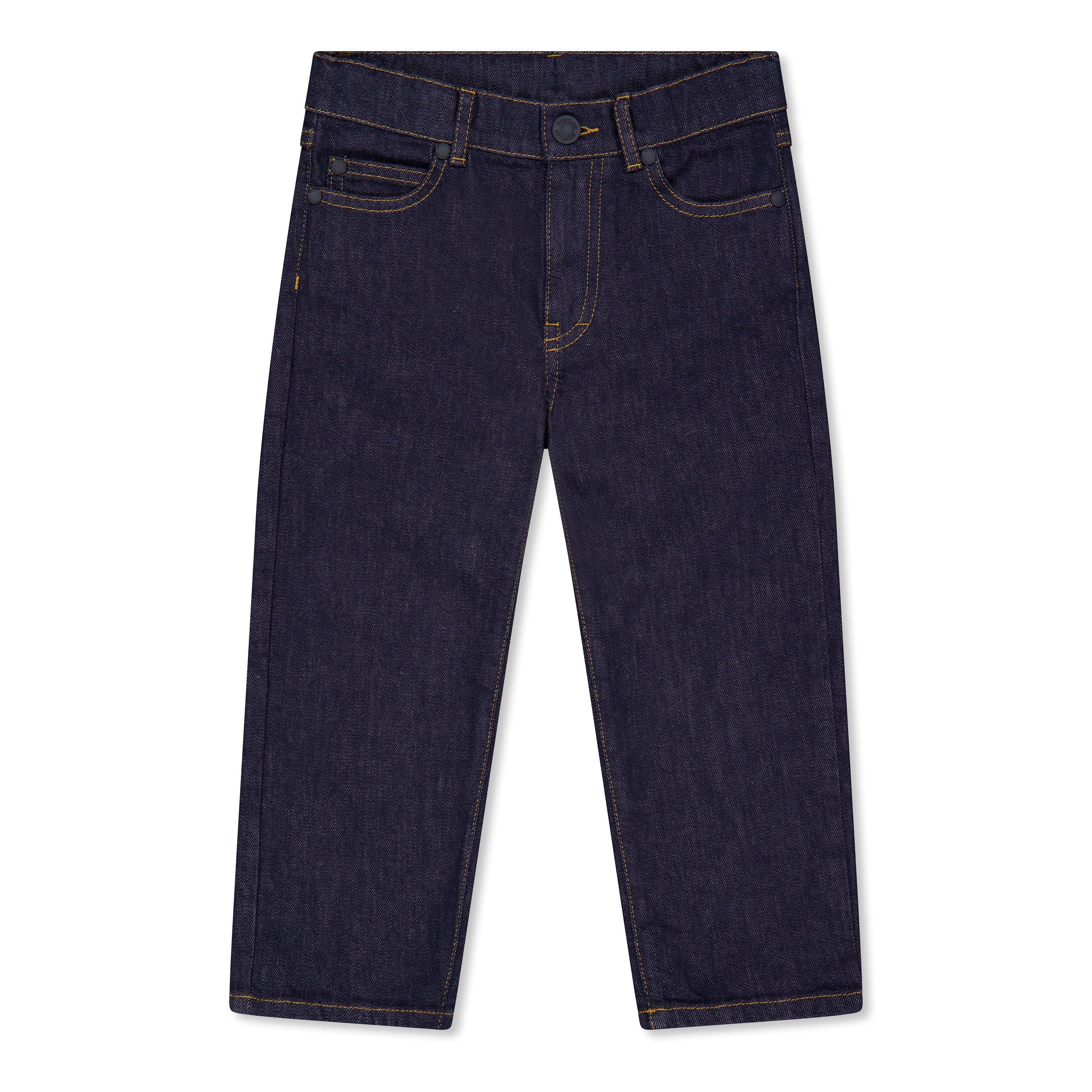 Blue 791 - Moncler - Embroidered Logo Jeans Juniors - 1