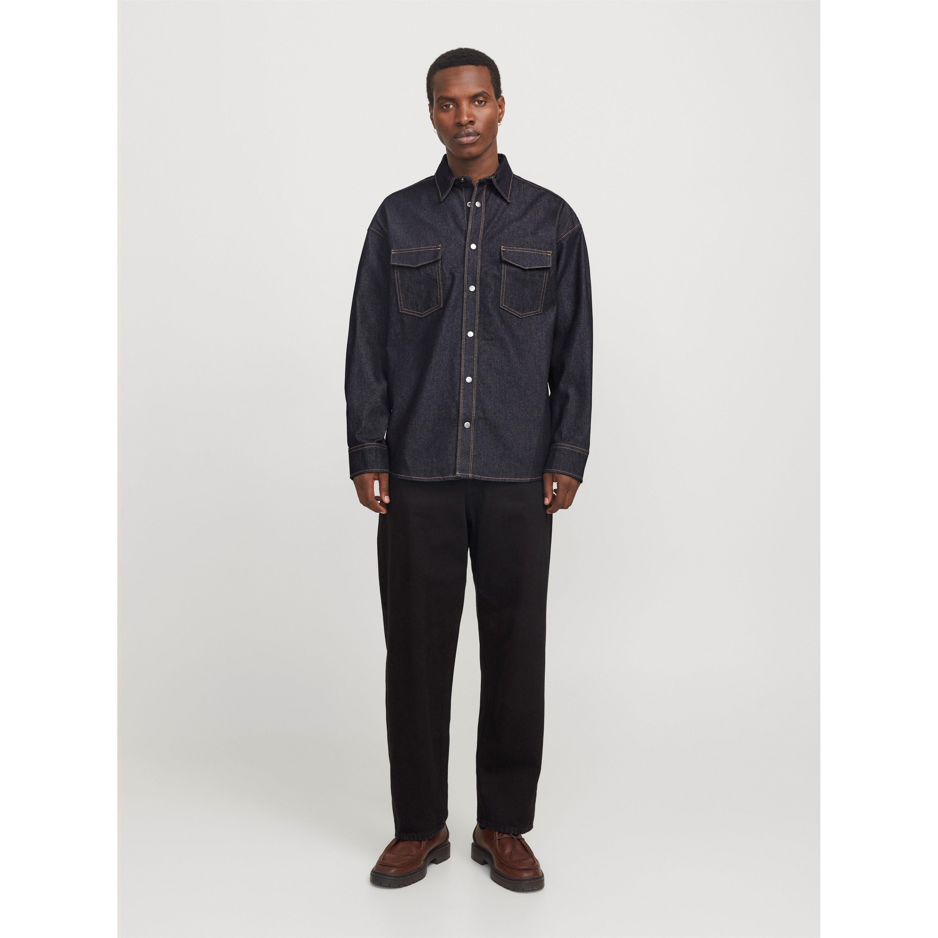 Dunkles Denim - Jack and Jones - Astin Dnm Shirt Sn99 - 7