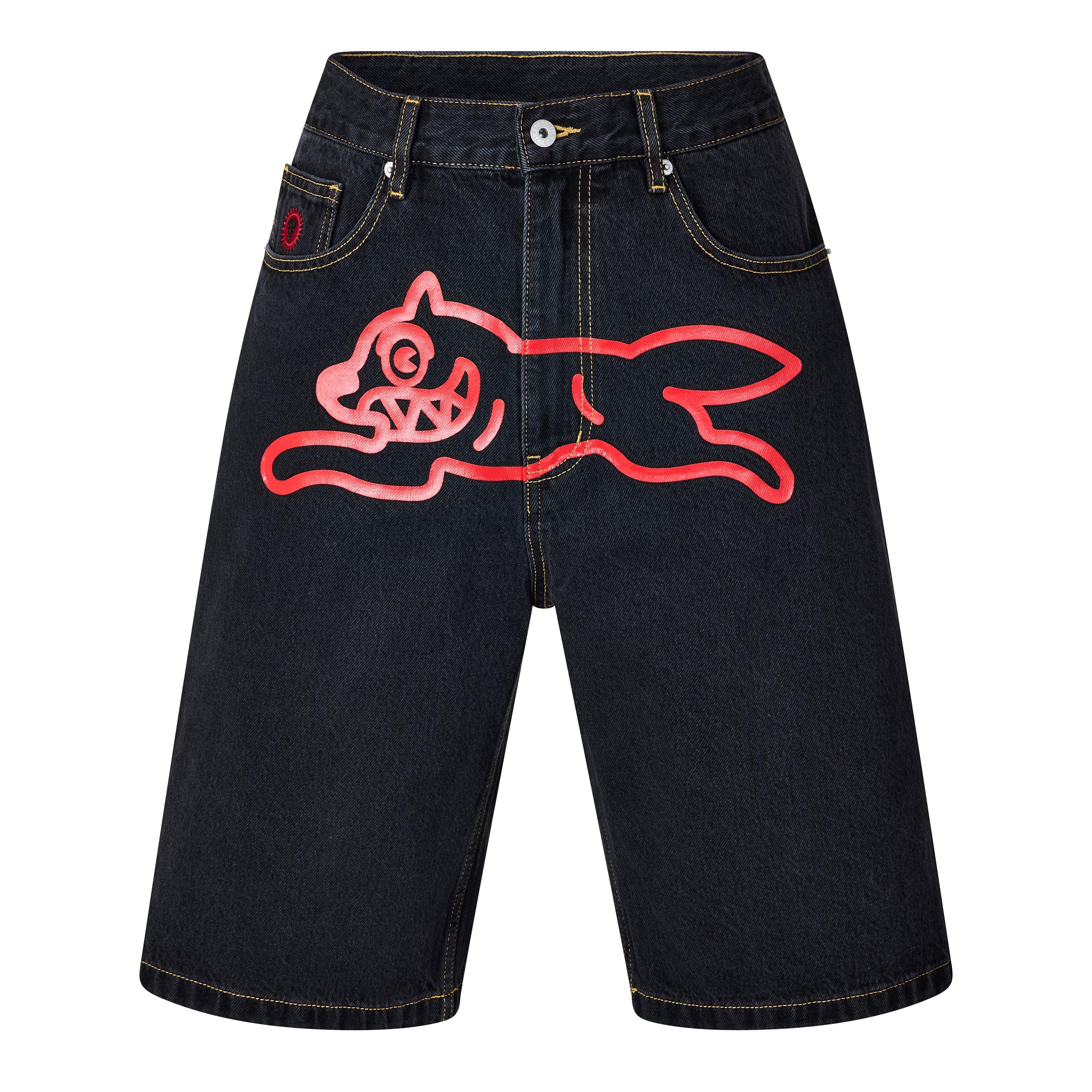 Black - ICECREAM - Men's Denim Shorts - 1