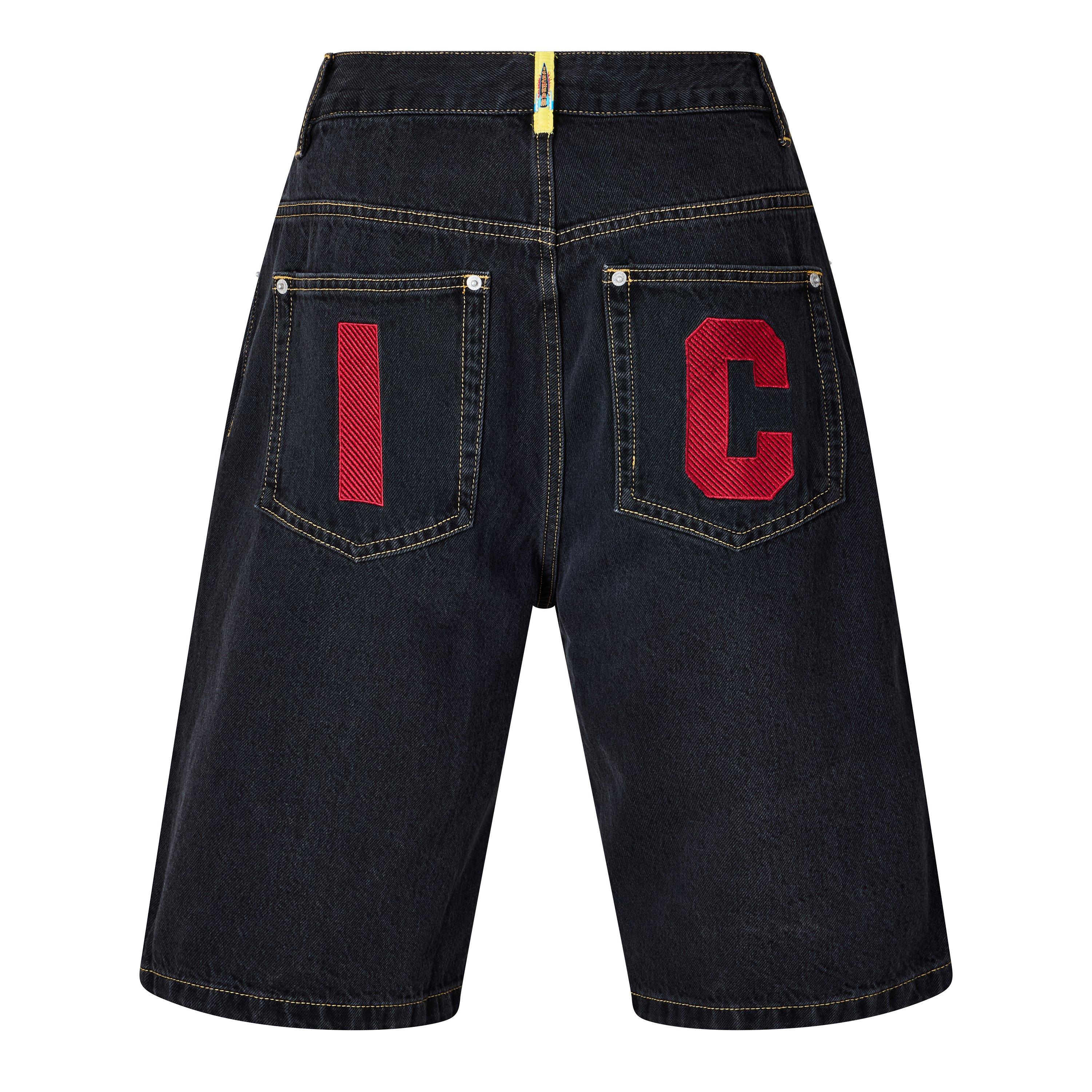 Black - ICECREAM - Men's Denim Shorts - 2