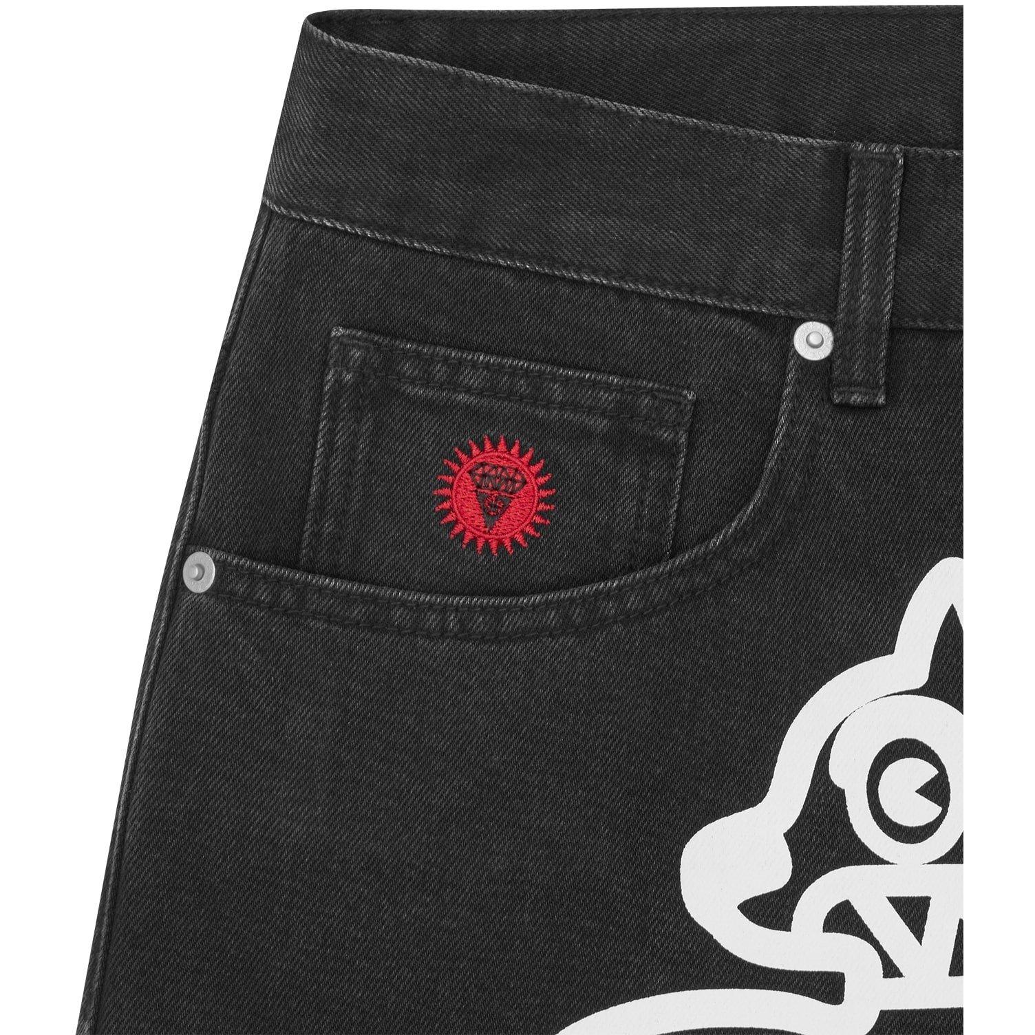 Black - ICECREAM - Men's Denim Shorts - 4