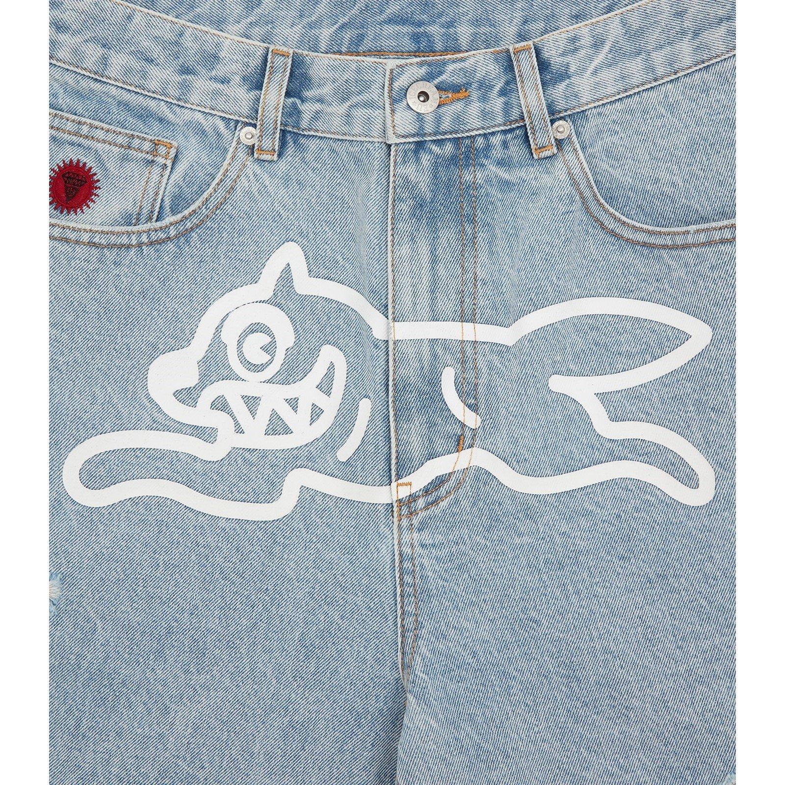 Heavy Wash Blue - ICECREAM - IC Run Dog Den Shrt Sn63 - 4