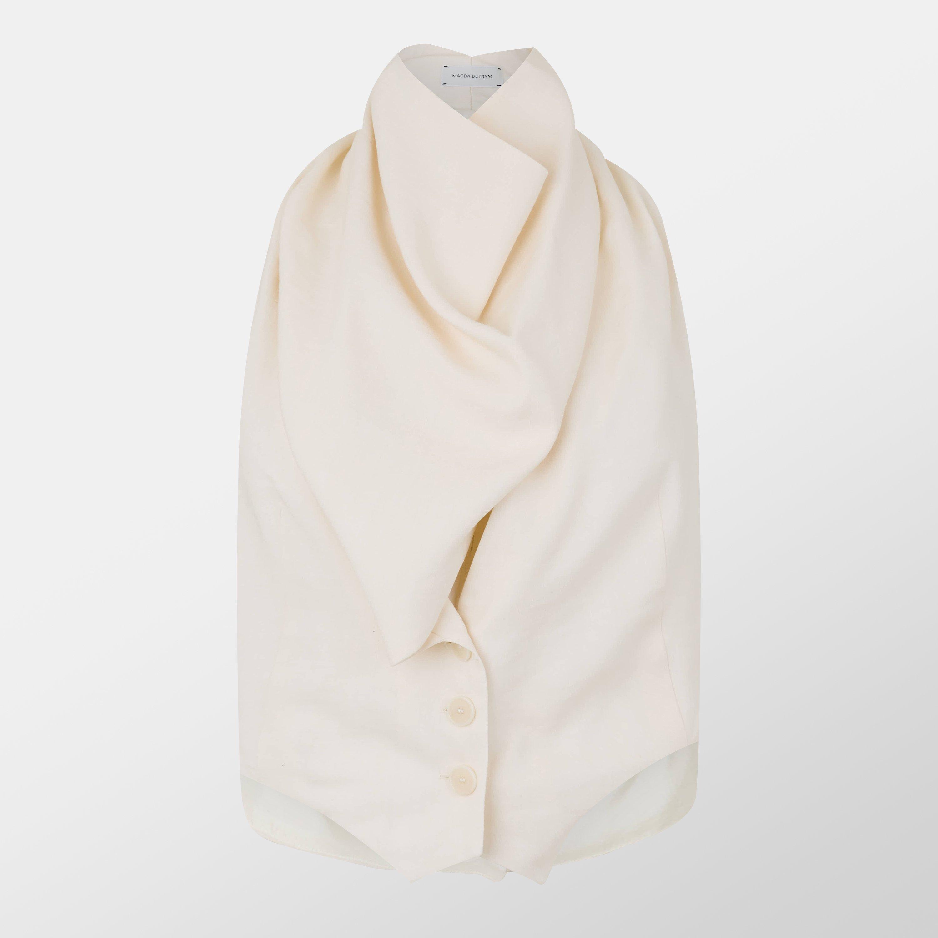 Cream - Magda Butrym - Women's Crop Top - 1