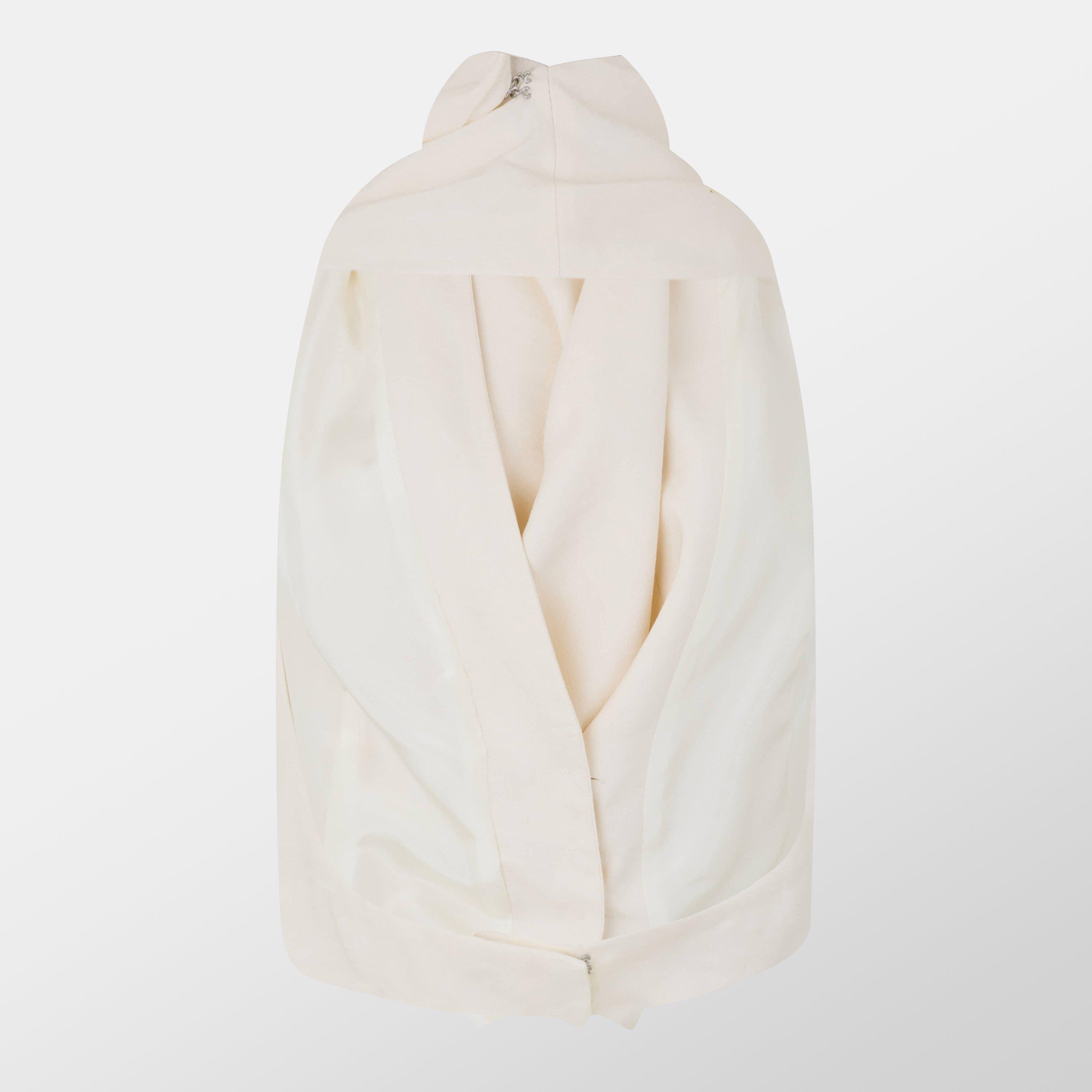 Cream - Magda Butrym - Women's Crop Top - 2