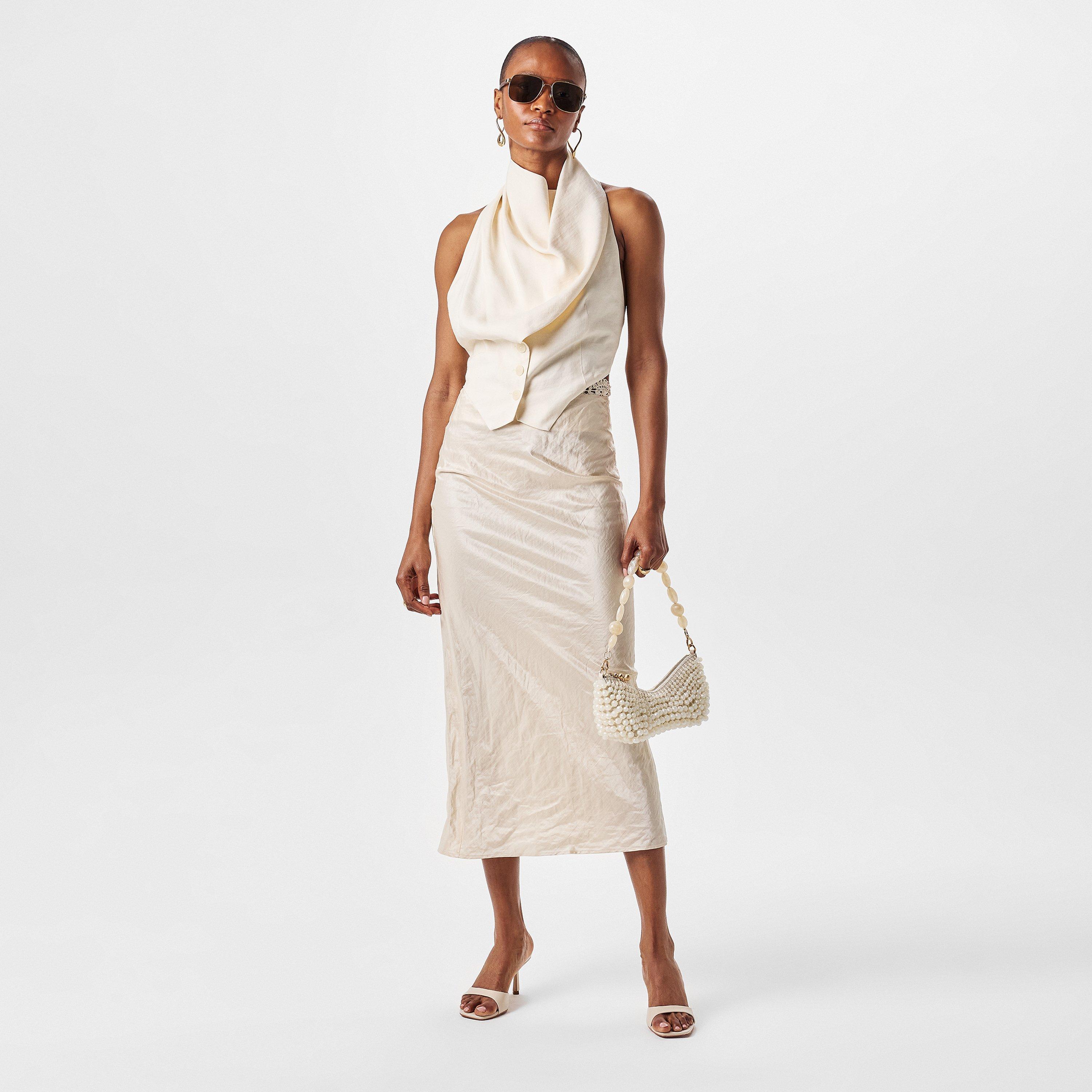 Cream - Magda Butrym - Women's Crop Top - 6