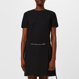 Gucci Cady Crepe Wool Silk Dress