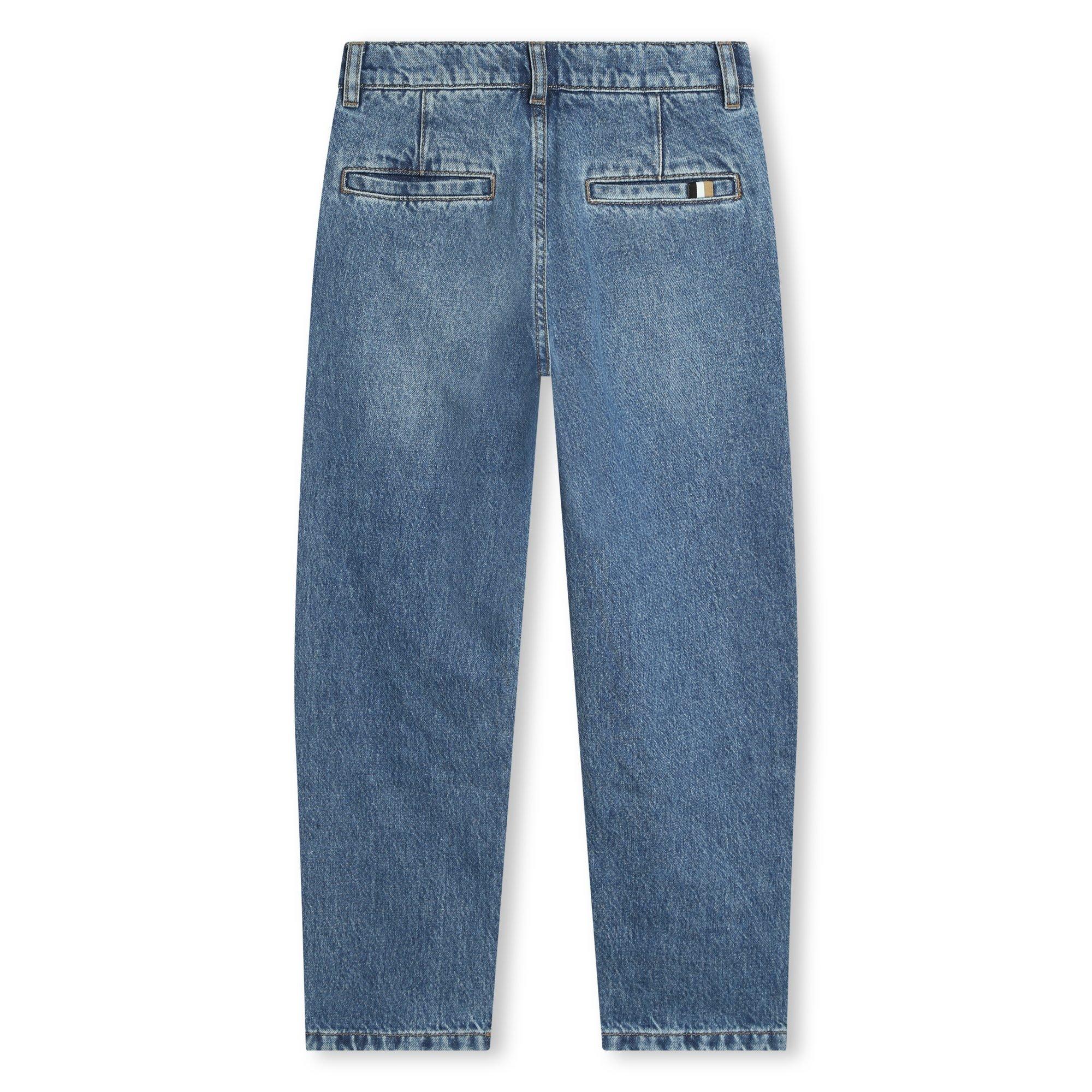 Blue Z25 - Boss - Kids Straight Fit Denim Jeans - 2