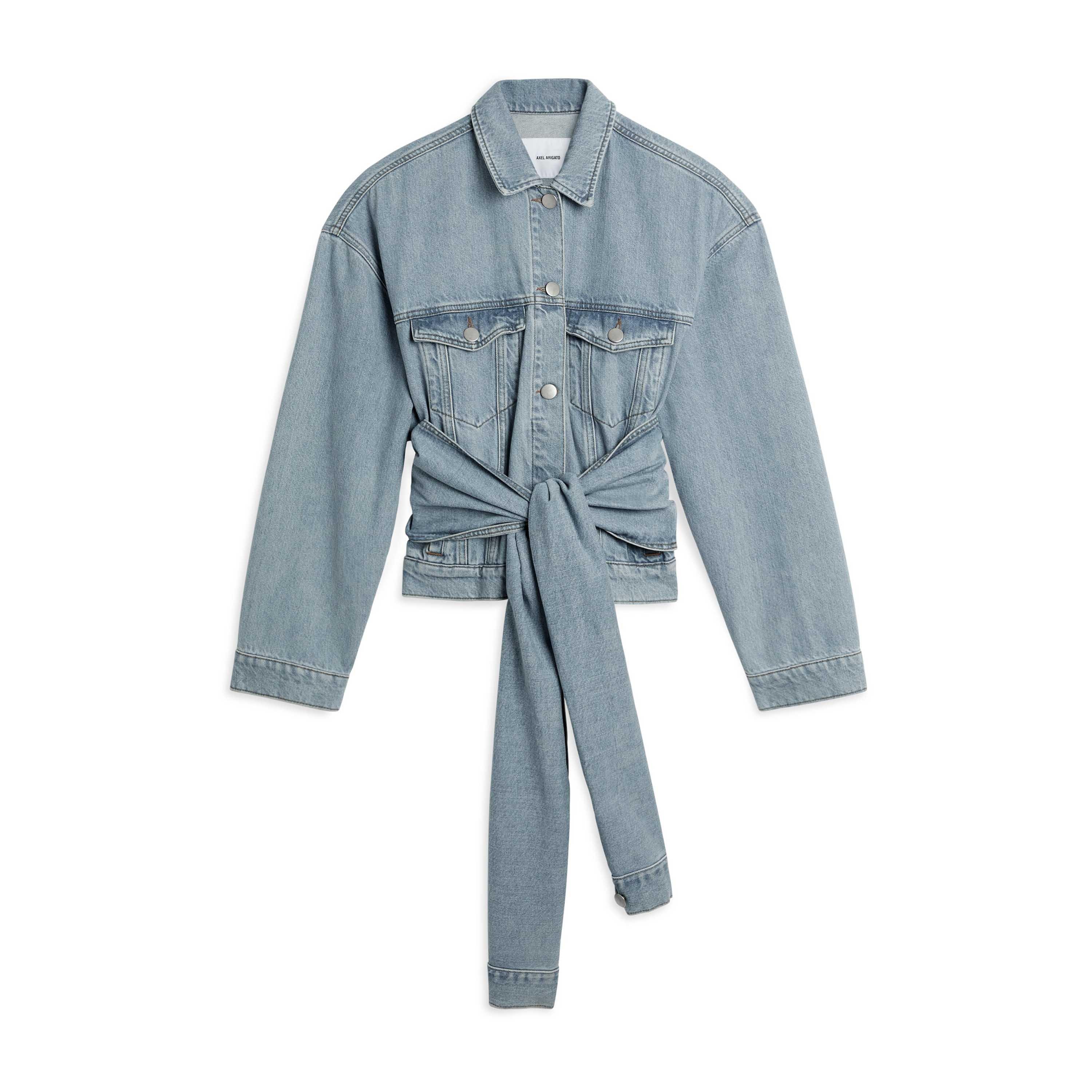 Light Blue - Axel Arigato - Women's Hydra Wrap Denim Jacket - 5