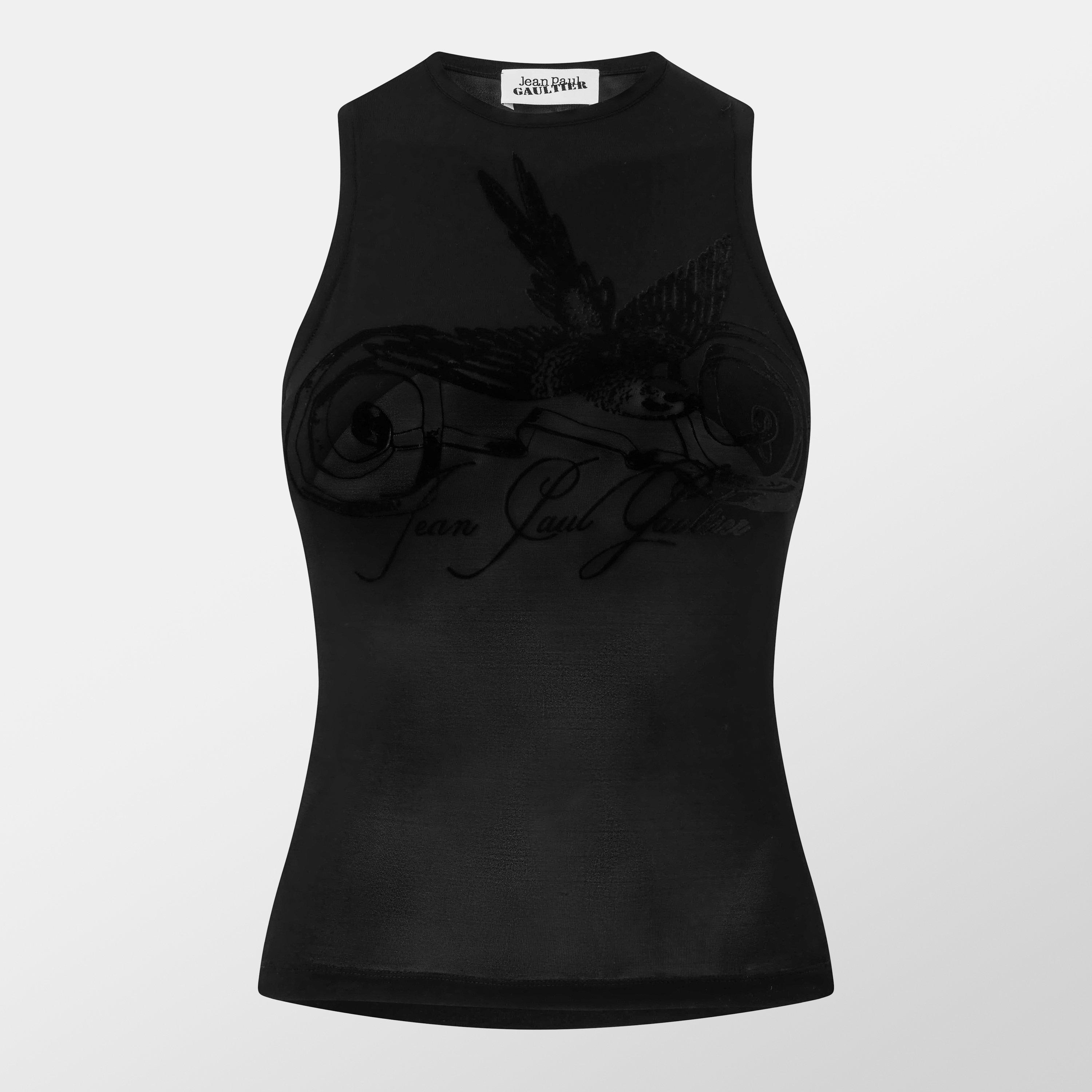 Black - Jean Paul Gaultier - Women's Tank Vest - 1