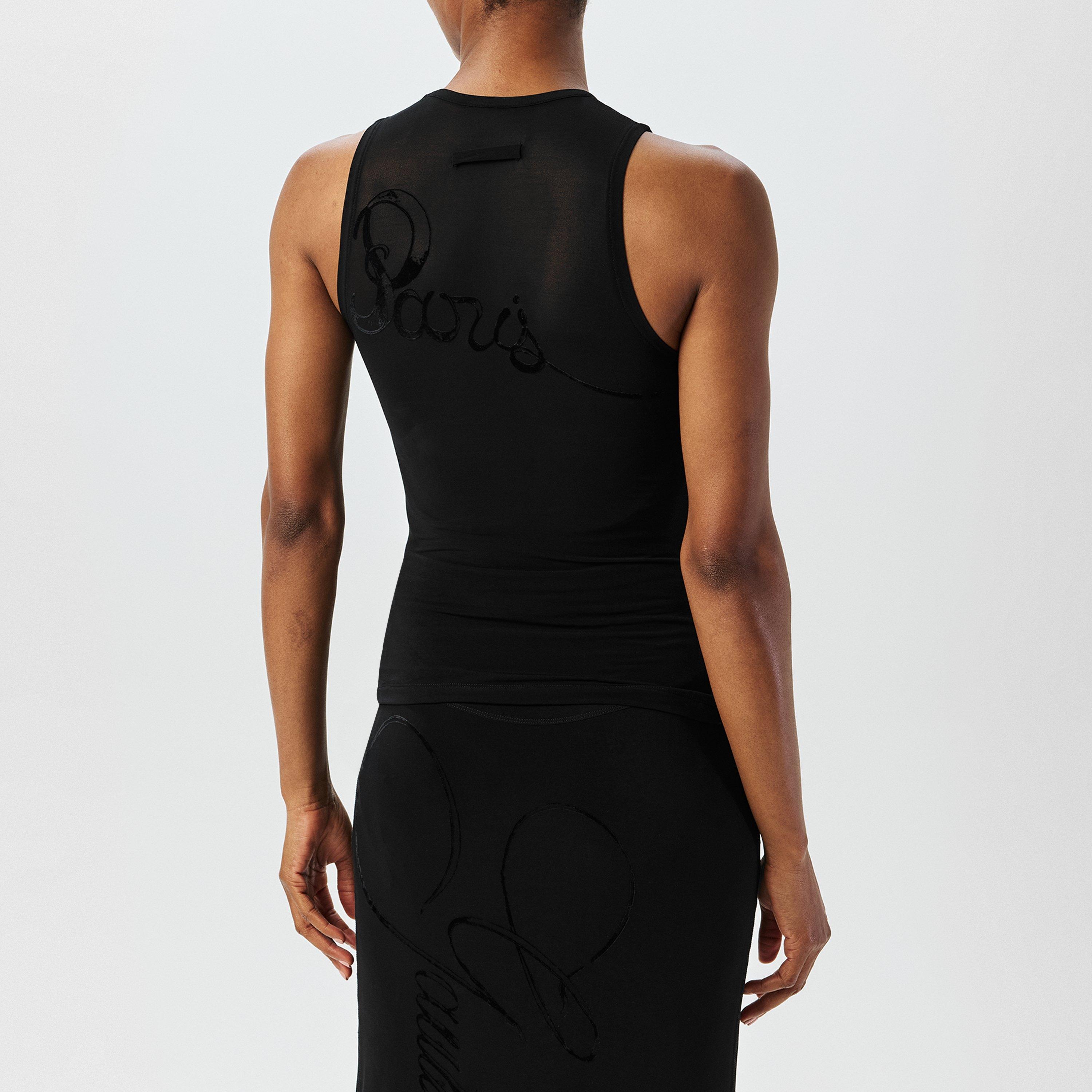 Black - Jean Paul Gaultier - Women's Tank Vest - 4